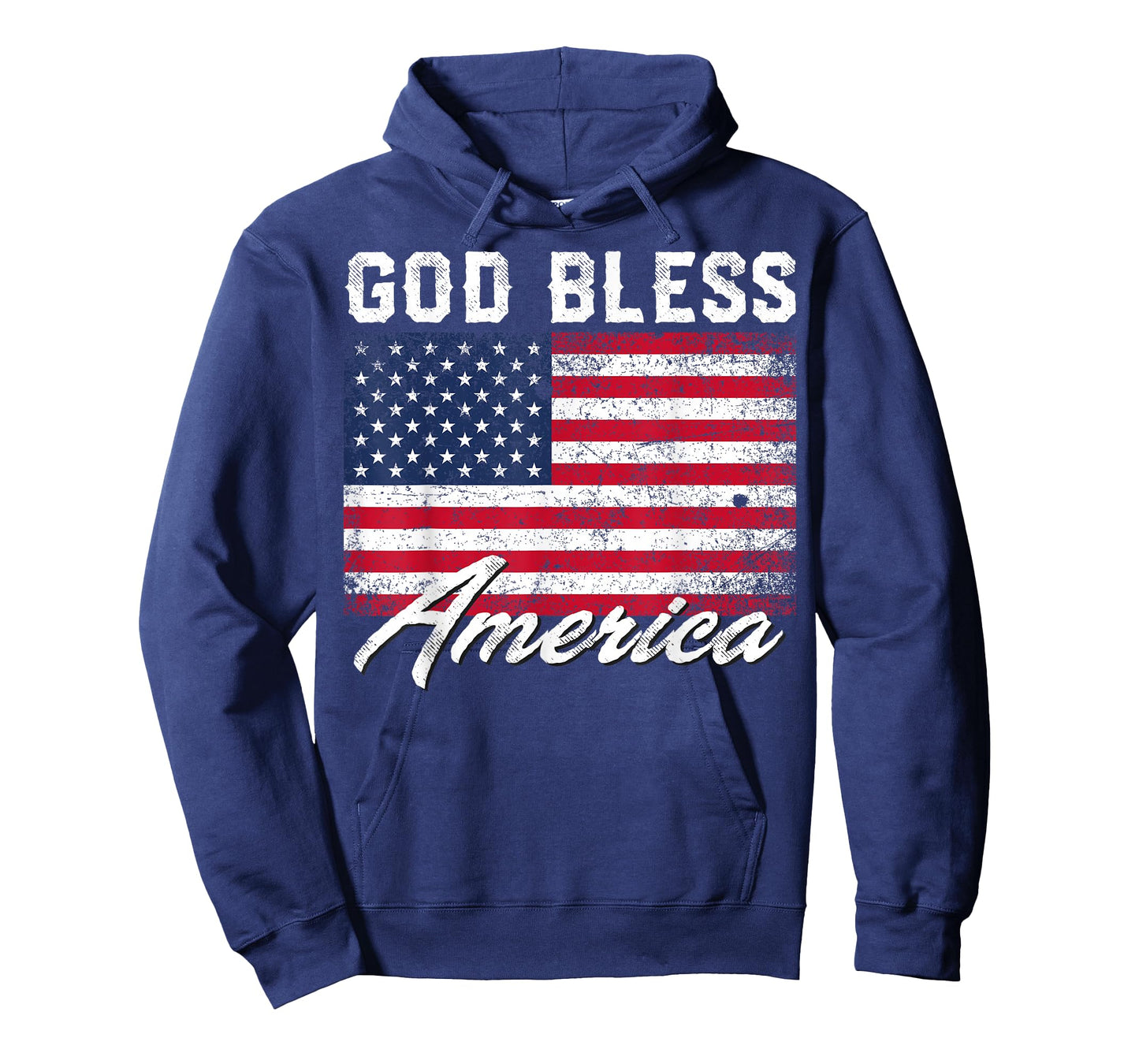 God Bless America USA Flag 4th of July Patriotic T-Shirt Small