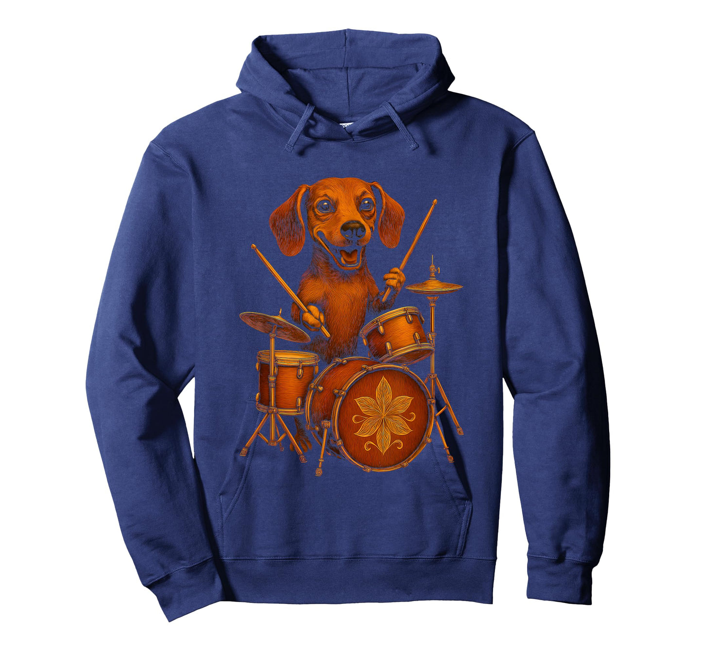 Dachshund Playing Drums T-Shirt