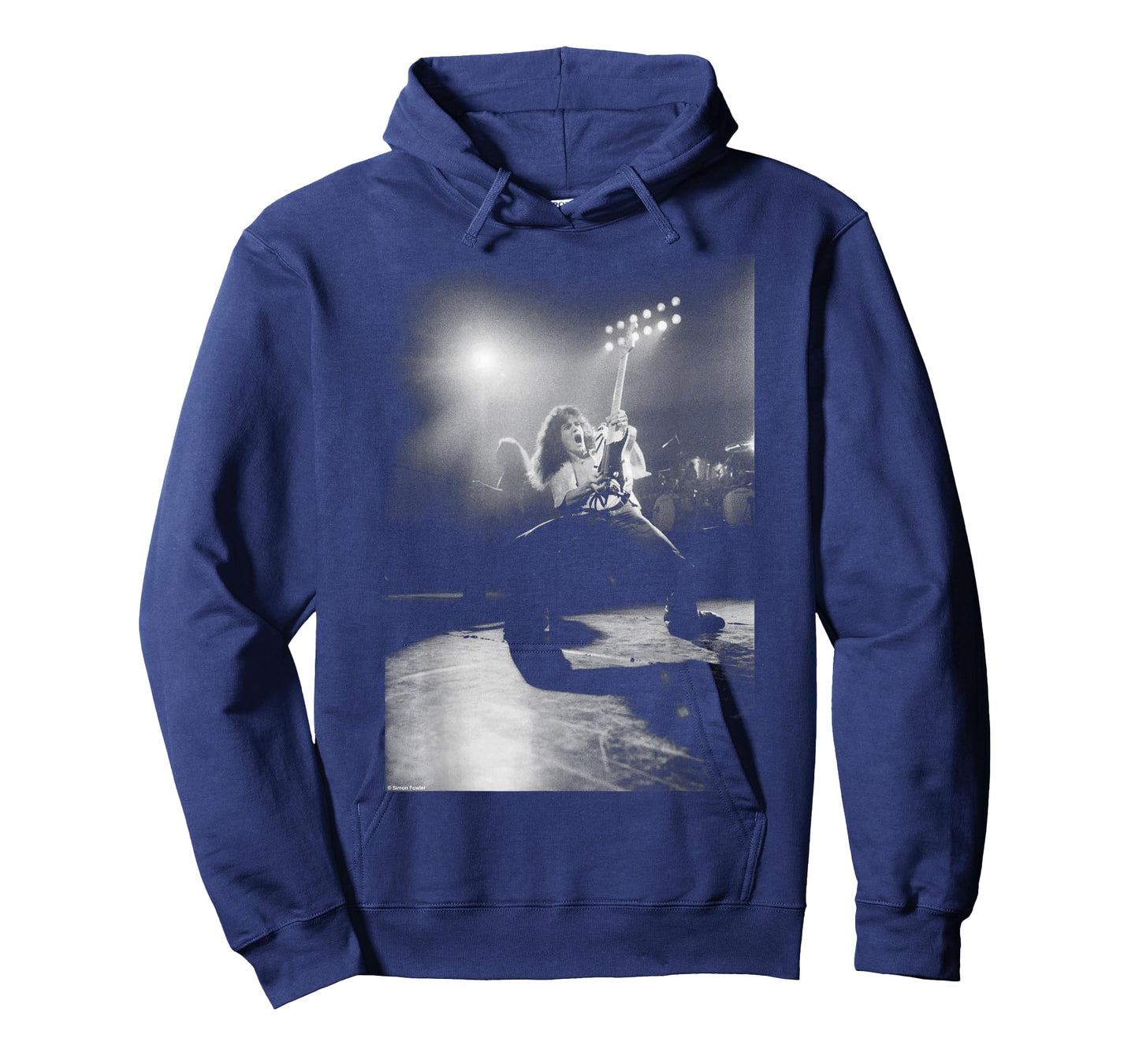Eddie Van Halen On Stage Rainbow Theatre by Simon Fowler T-Shirt