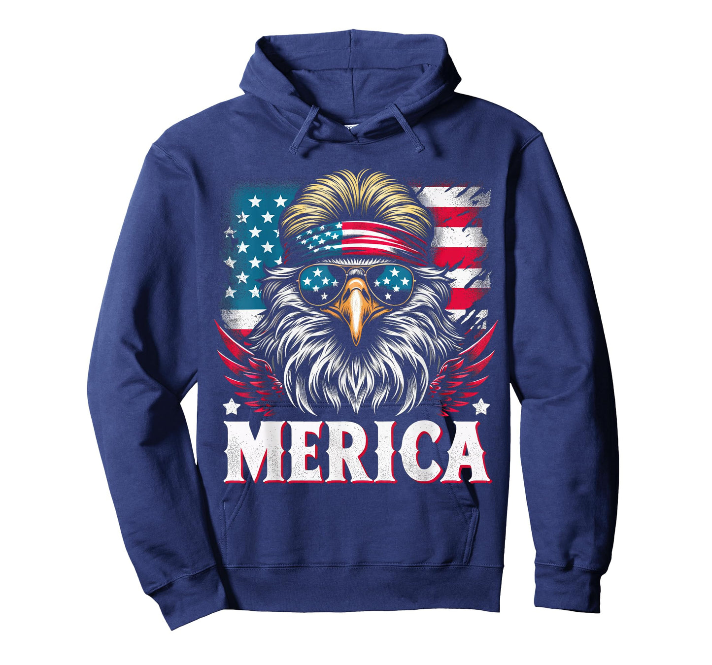 4th of July Patriotic Funny Eagle July 4th USA Merica T-Shirt
