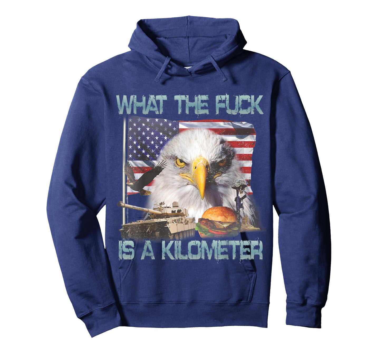 WTF What The FCK is A Kilometer GeorgeWashington 4th of July T-Shirt