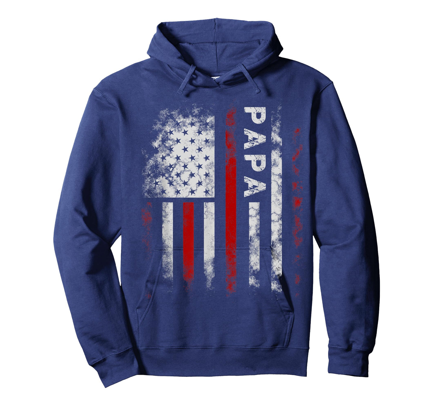 Papa American Flag Father's Day 4th of July Grandpa T-Shirt