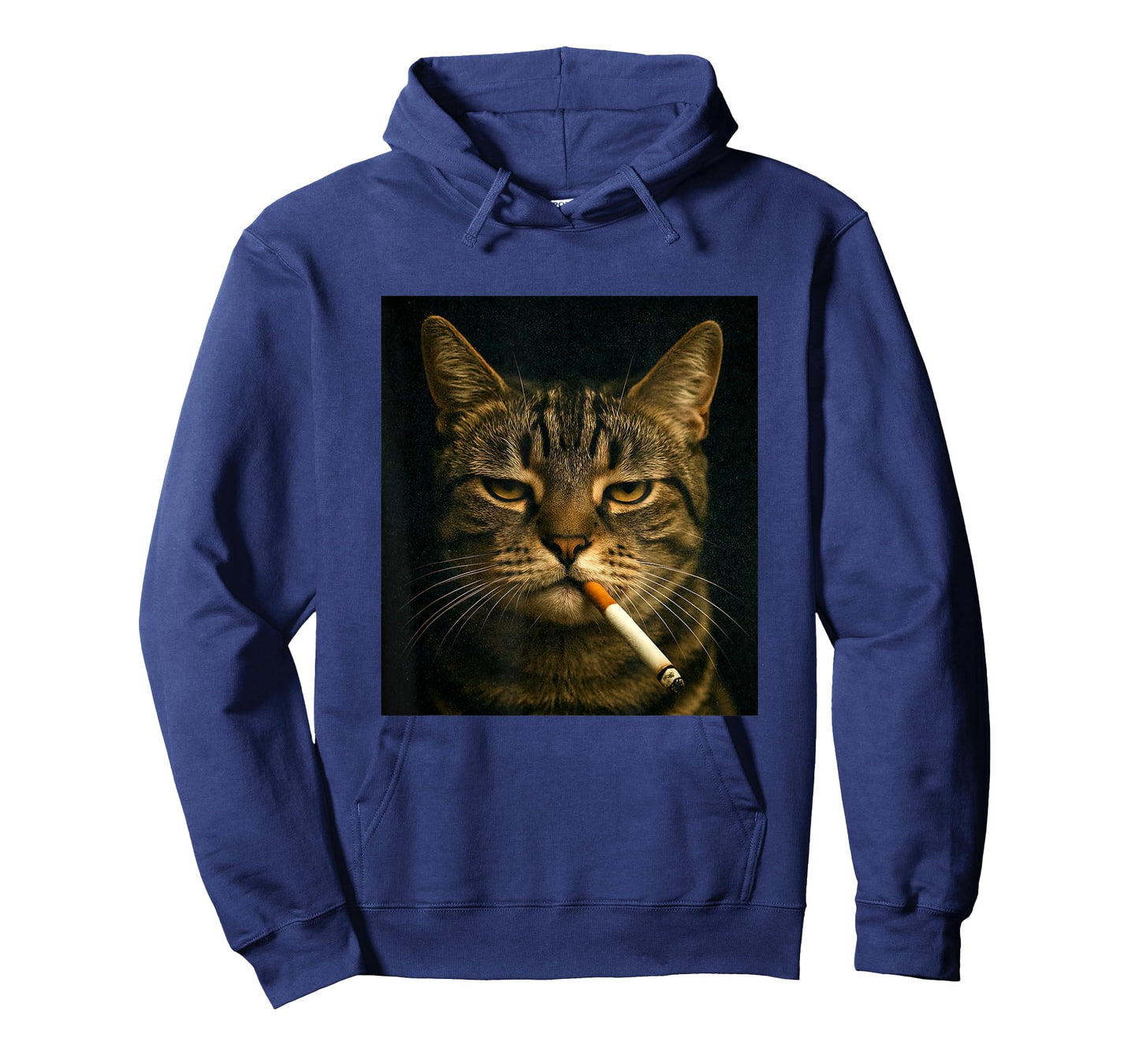 Vintage Cat Smoking Cigarette Cute Kitten Sarcastic Meme T-Shirt