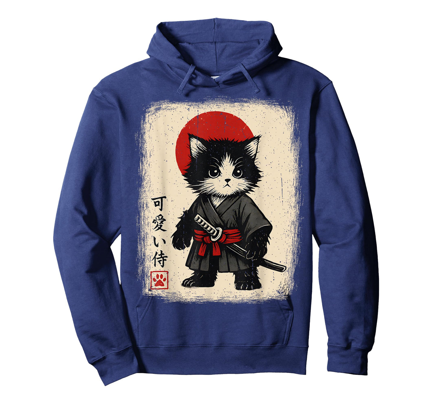 Samurai Cat Japanese Vintage Kawaii Funny Cats T-Shirt