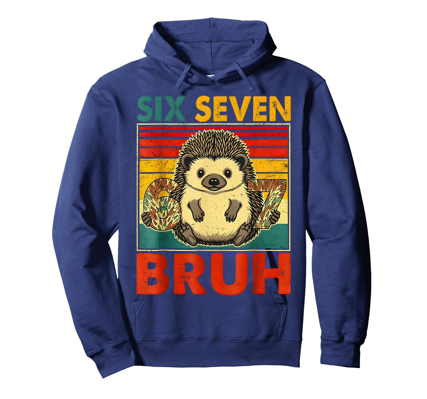 67 Meme Hedgehog Funny Six Seven Bruh Hedgehog for Kids Boys T-Shirt