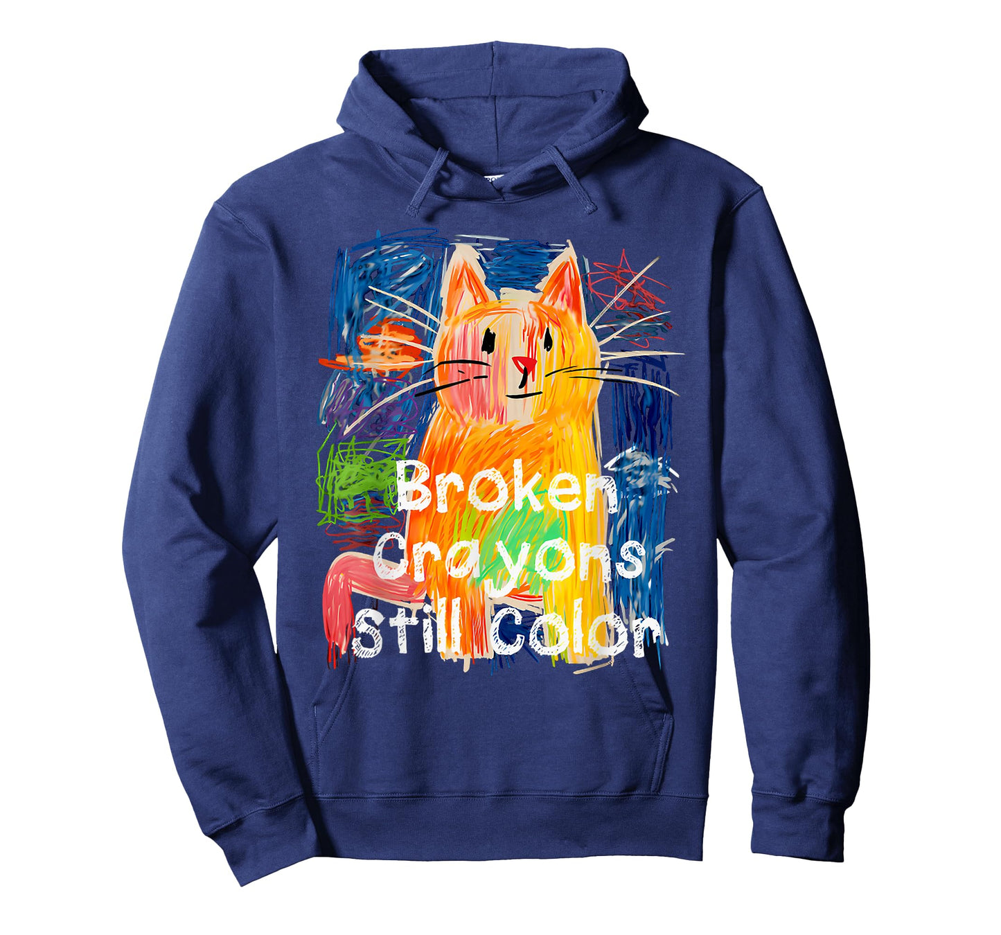 Broken Crayons Still Color Cat Teacher T-Shirt