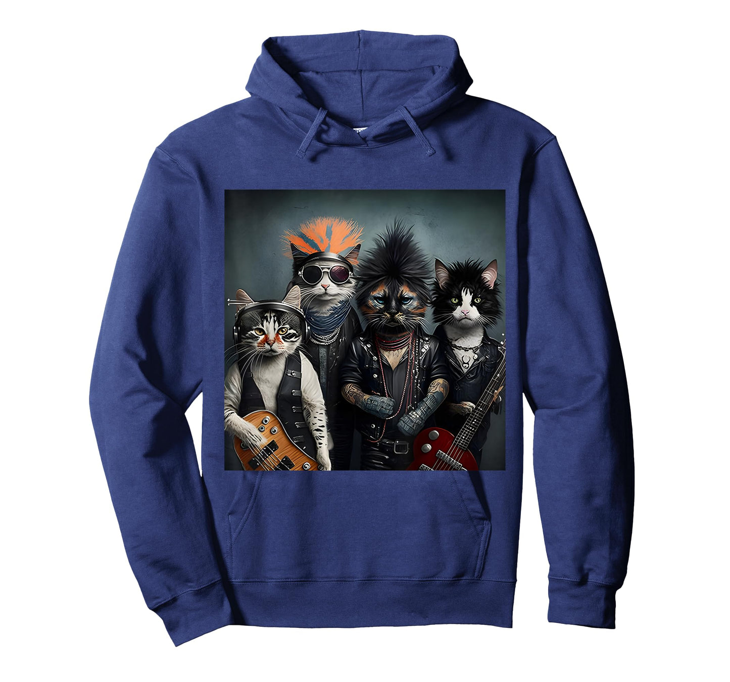 Heavymetal Headbanger Meowtal Cats Band Hard Rocks Kitties T-Shirt
