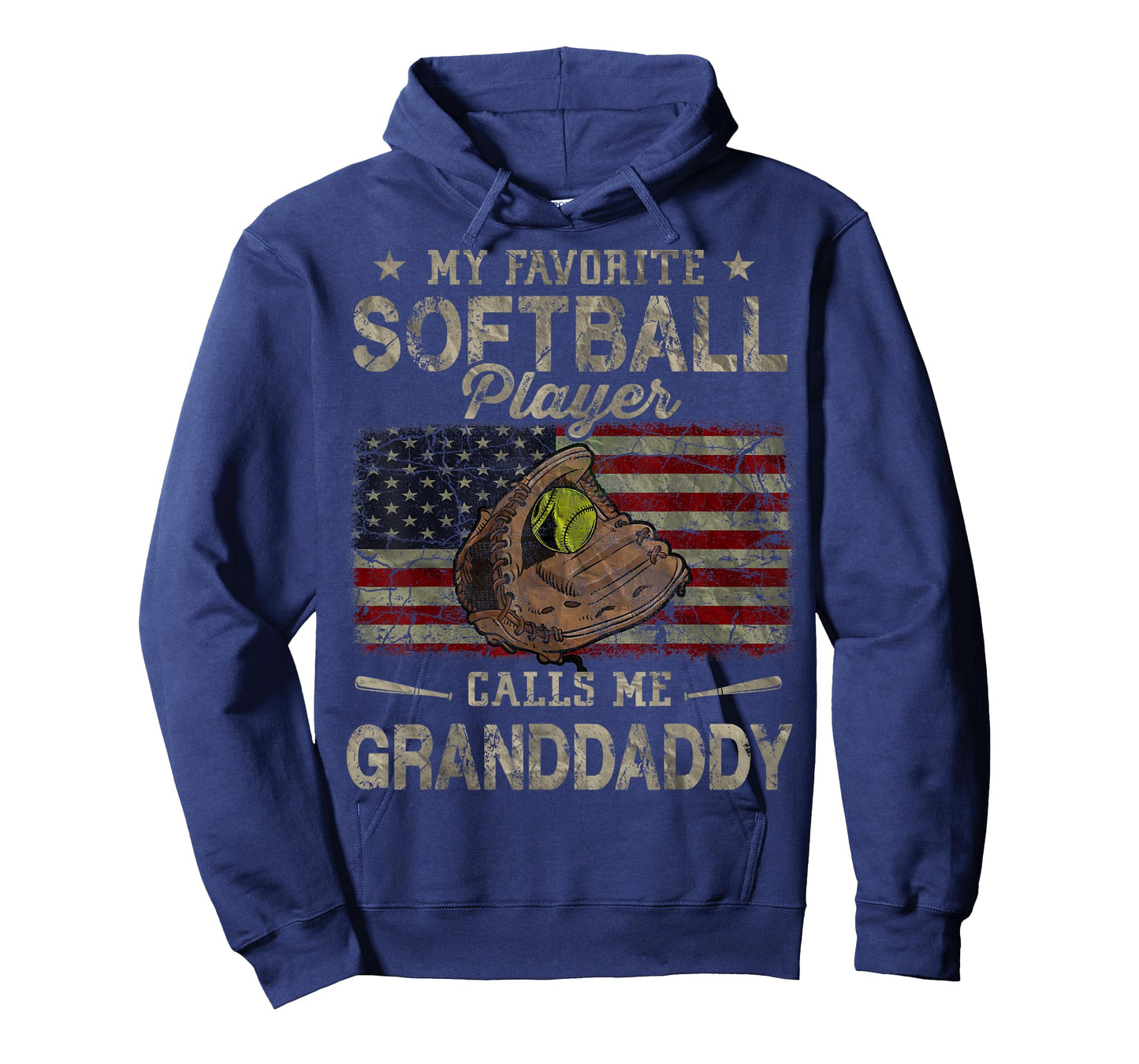My Favorite Softball Player Calls Me Granddaddy Father's Day T-Shirt