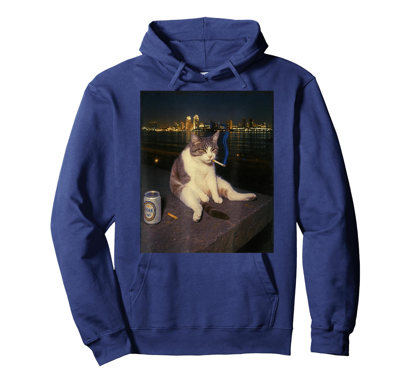 Funny Smoking Cat Cigarette Kitty Gen Z Meme Cat Lovers T-Shirt