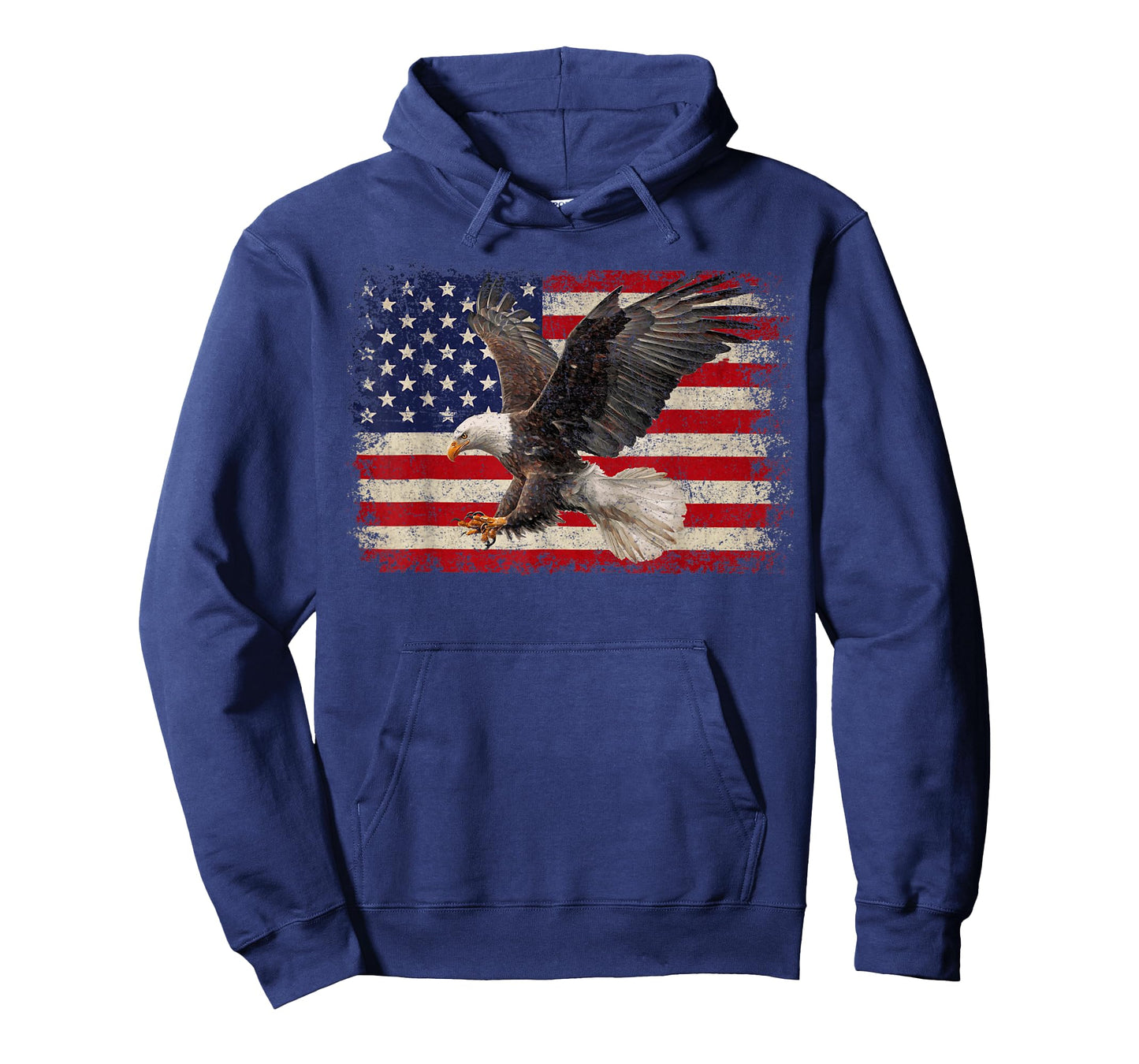 Bald Eagle 4th of July American USA Flag Eagle Patriotic T-Shirt