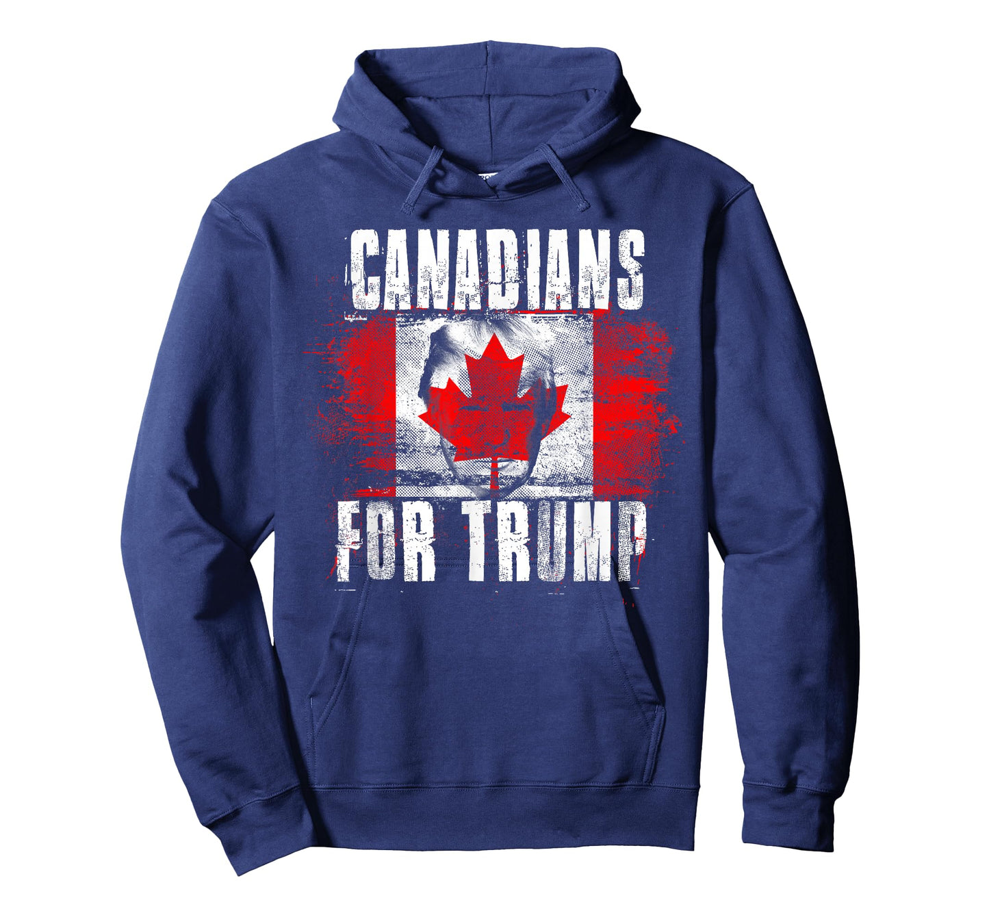 Canadians For Trump - American and Canada Patriotic T-Shirt for Women Girls Kids Men