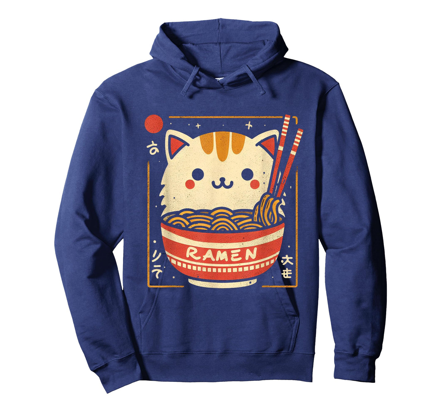 Ramen Cat Kawaii Neko Japanese Noodles Aesthetic Otaku Lover T-Shirt