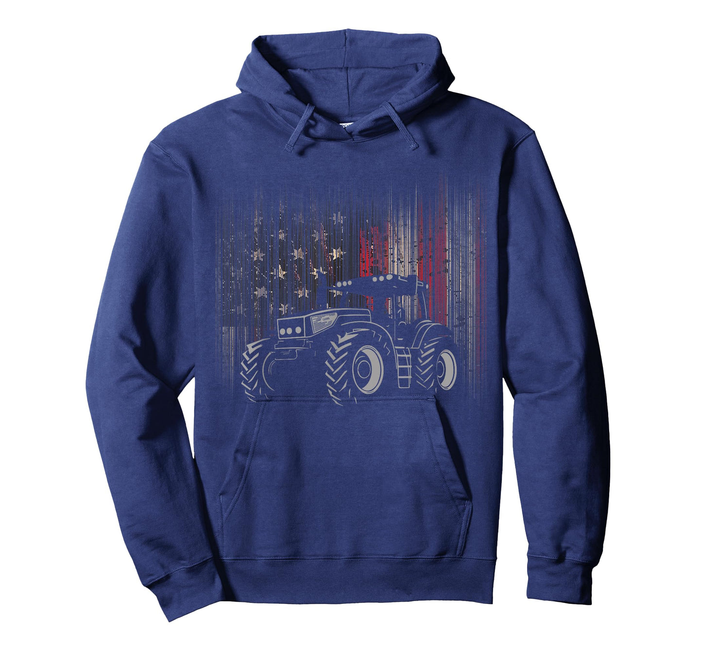 American Flag Tractor Patriotic Farmer T-Shirt