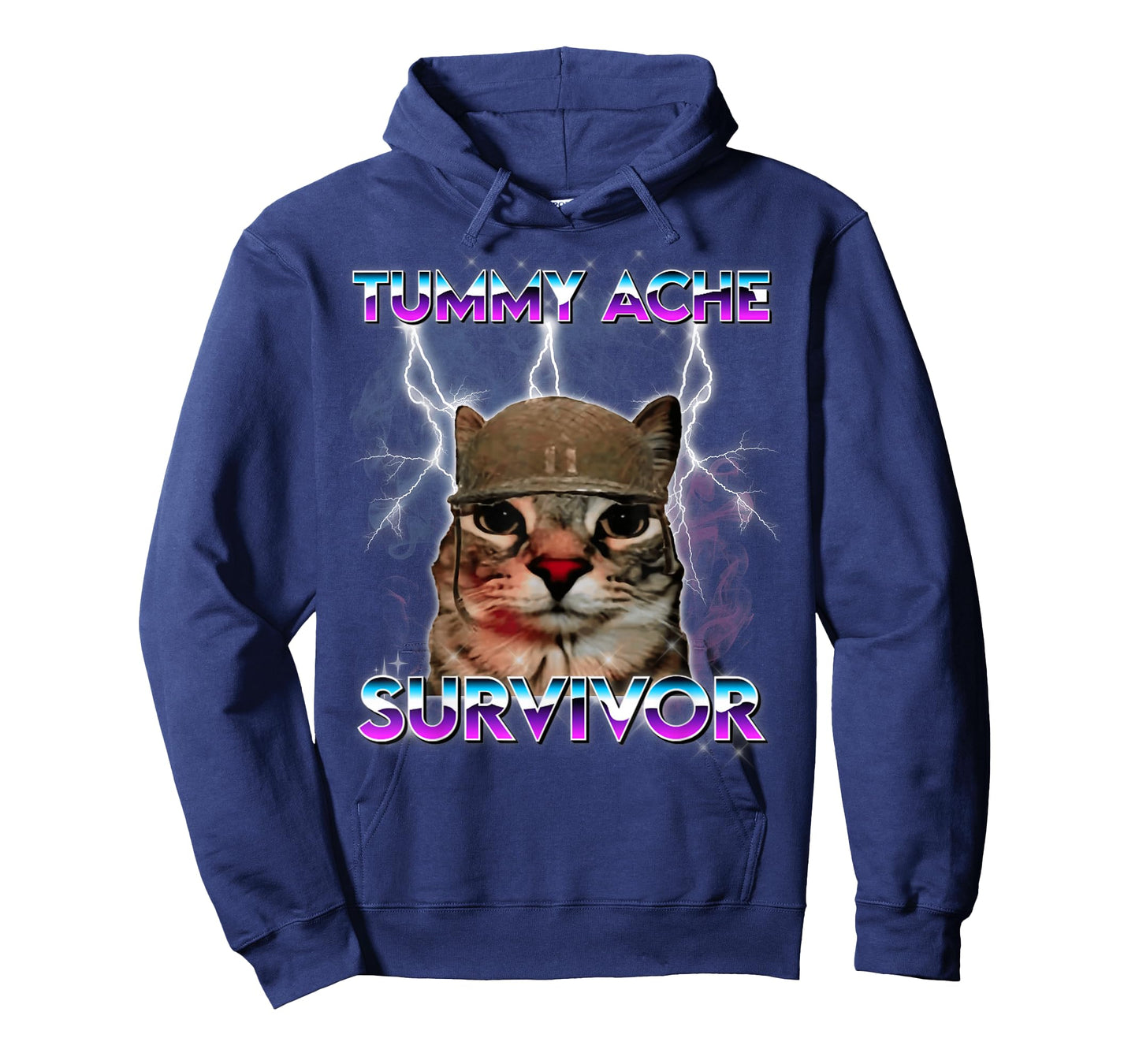 Funny Cat Meme I Survived Today's Tummy Ache T-Shirt