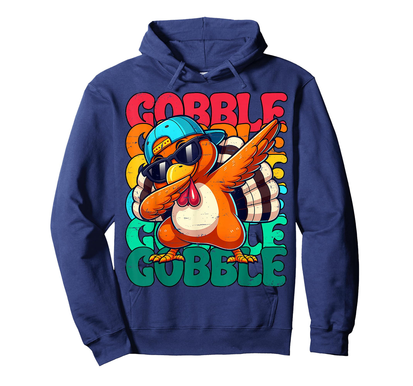 Thanksgiving Turkey Dab Gobble Funny Toddler Boys Kids Youth T-Shirt