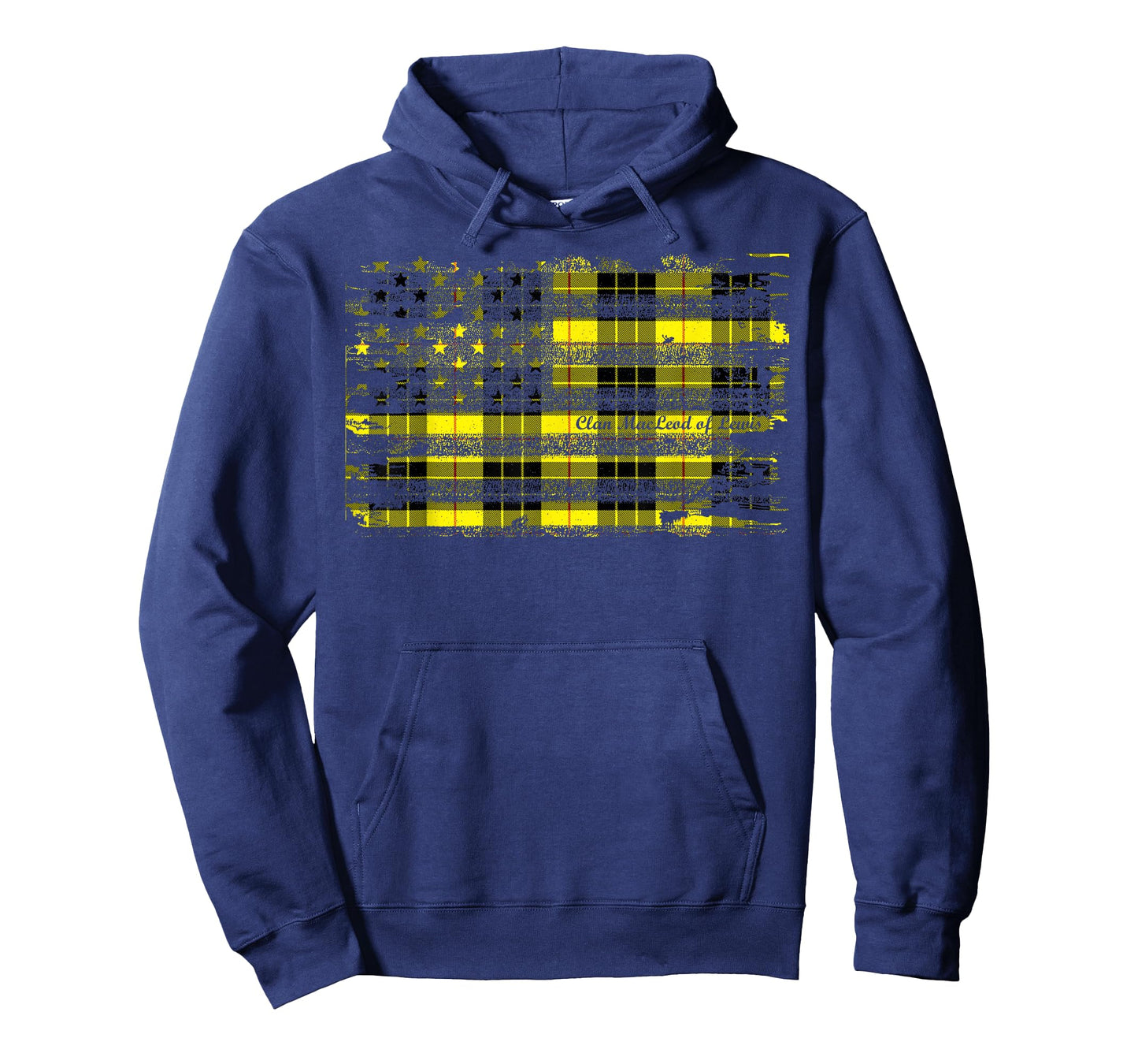 Clan MacLeod of Lewis American Flag Scottish Tartan Shirt T-Shirt