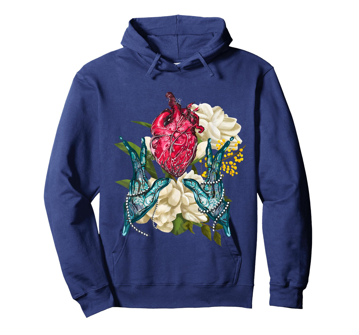 Anatomical Heart And Flowers Doctor Valentine T-Shirt