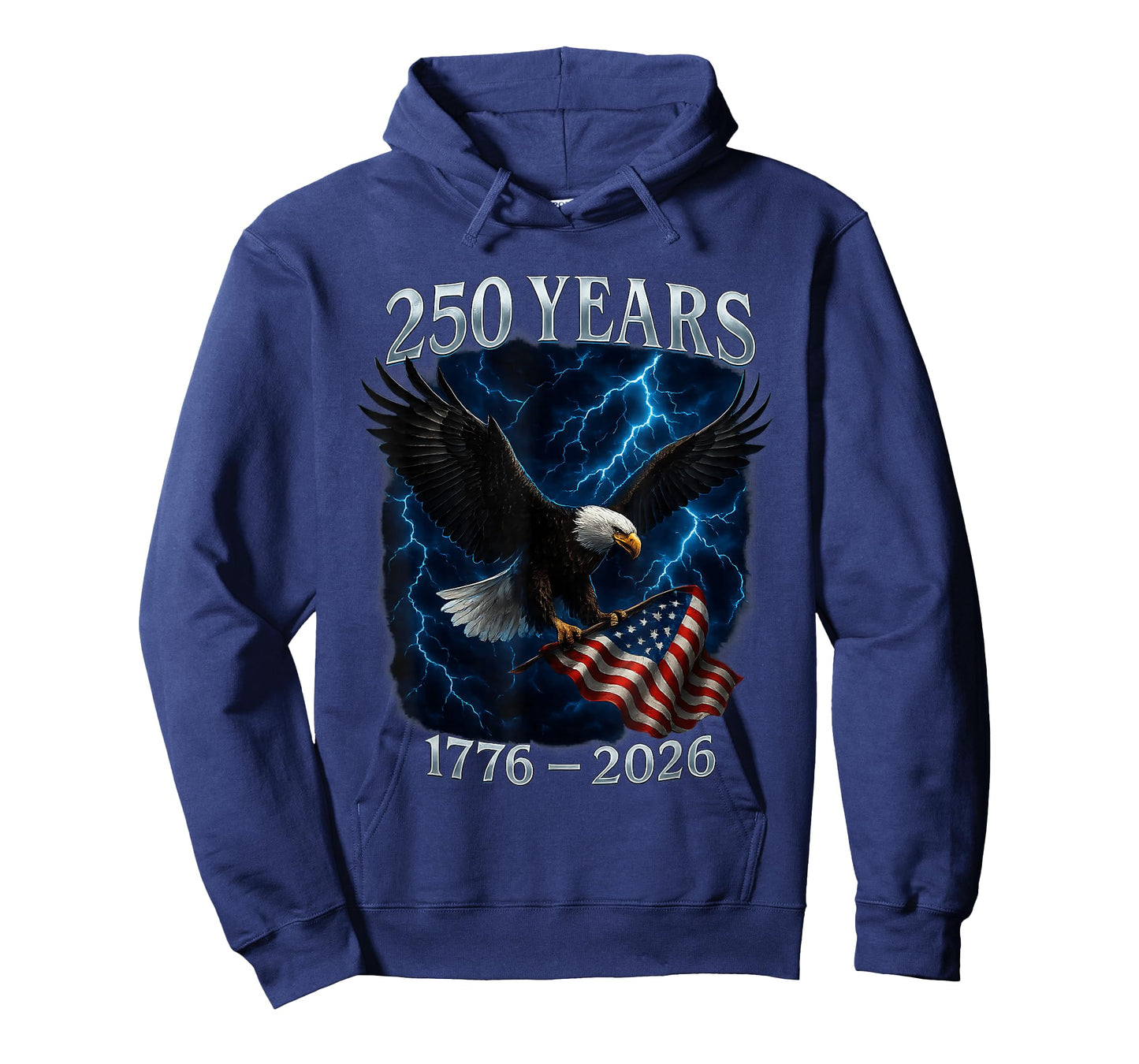 American 250 Years Eagle USA Flag Patriotic 1776 to 2026 T-Shirt