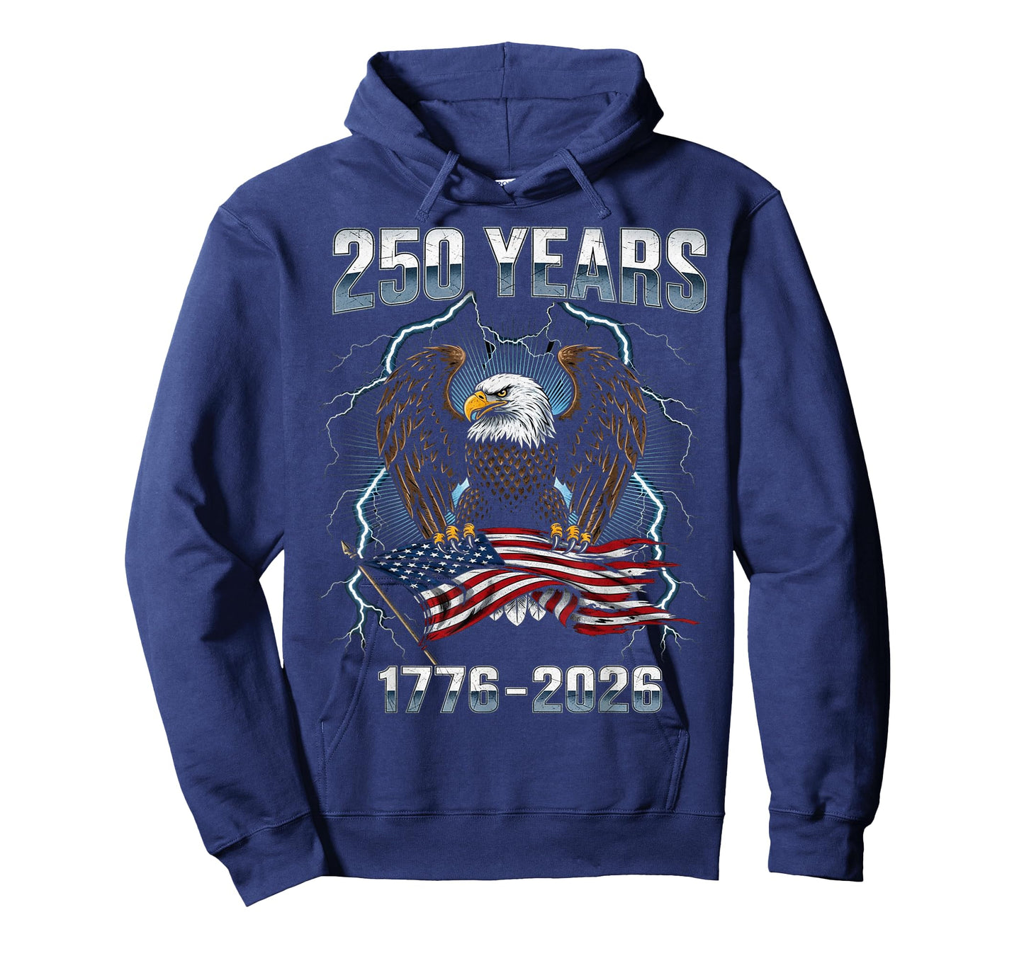 250th Birthday USA Anniversary Patriotic Eagle 1776-2026 T-Shirt