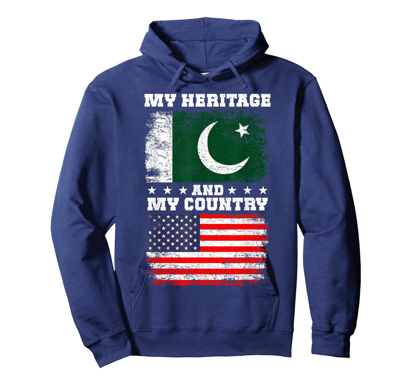 Pakistani Heritage Uniform American Outfit US Pakistan Flag T-Shirt