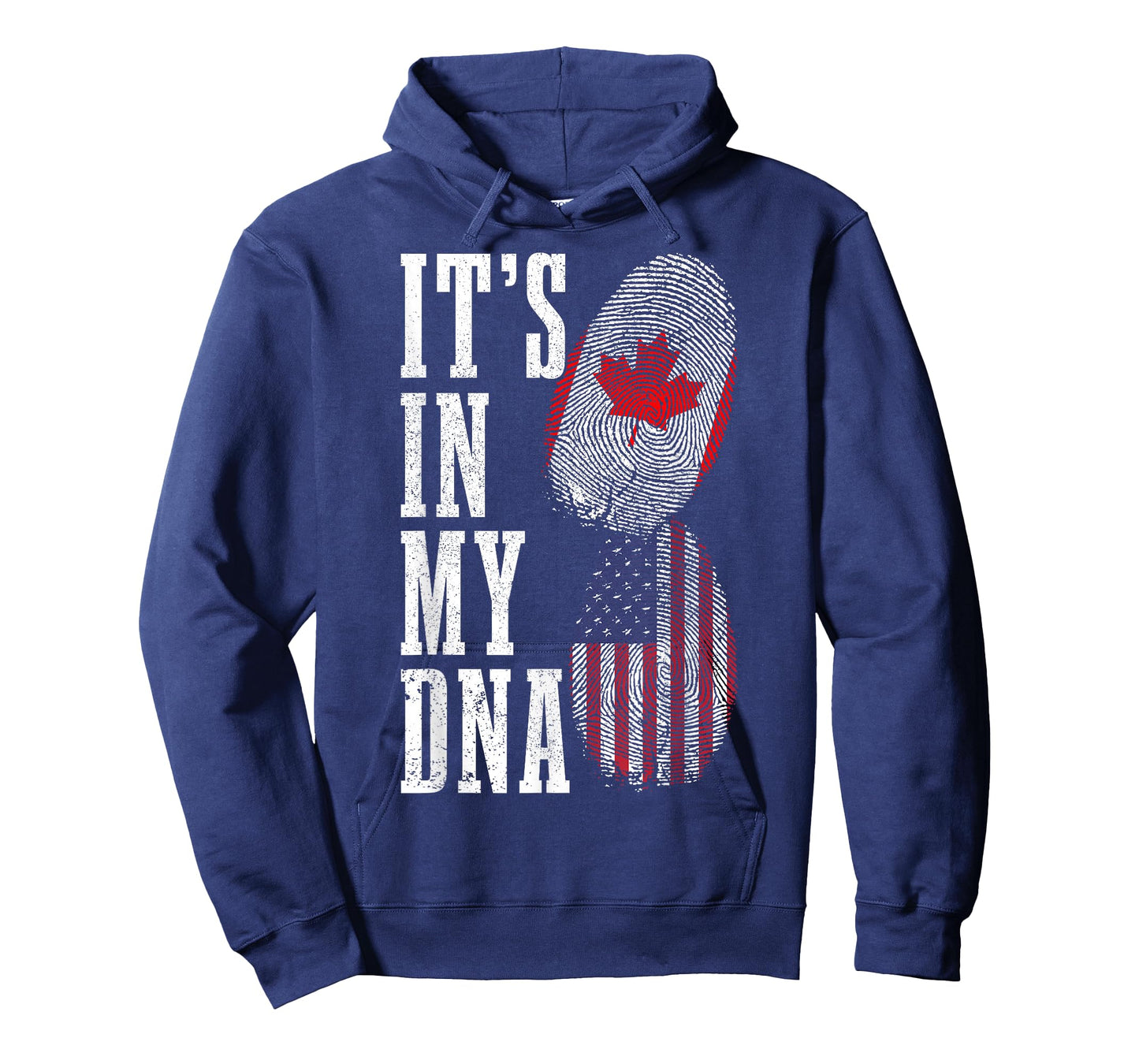 Canada USA It's In My DNA Canadian American Flag Pride T-Shirt