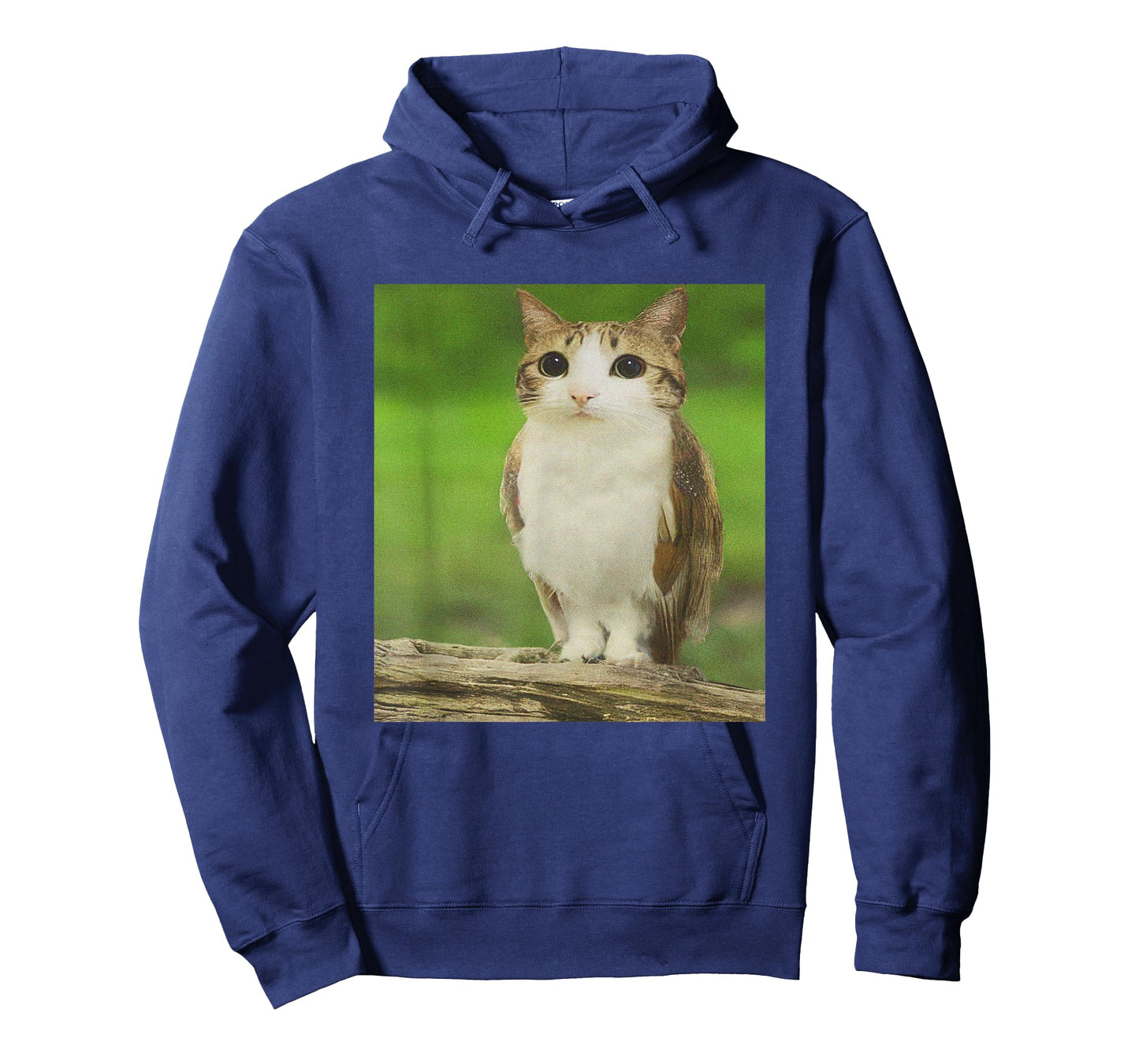 Meowl Cat Owl Funny Cursed Internet Trendy Meme T-Shirt