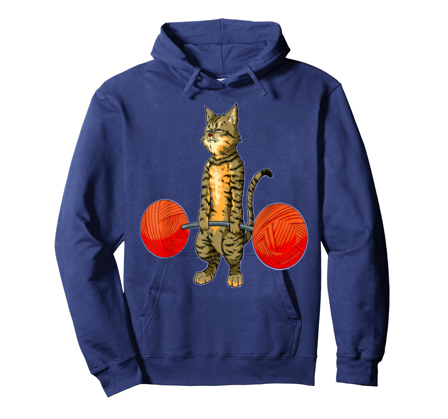 Deadlifting Tabby Cat Weightlifting Gym Bodybuilding Fitness T-Shirt