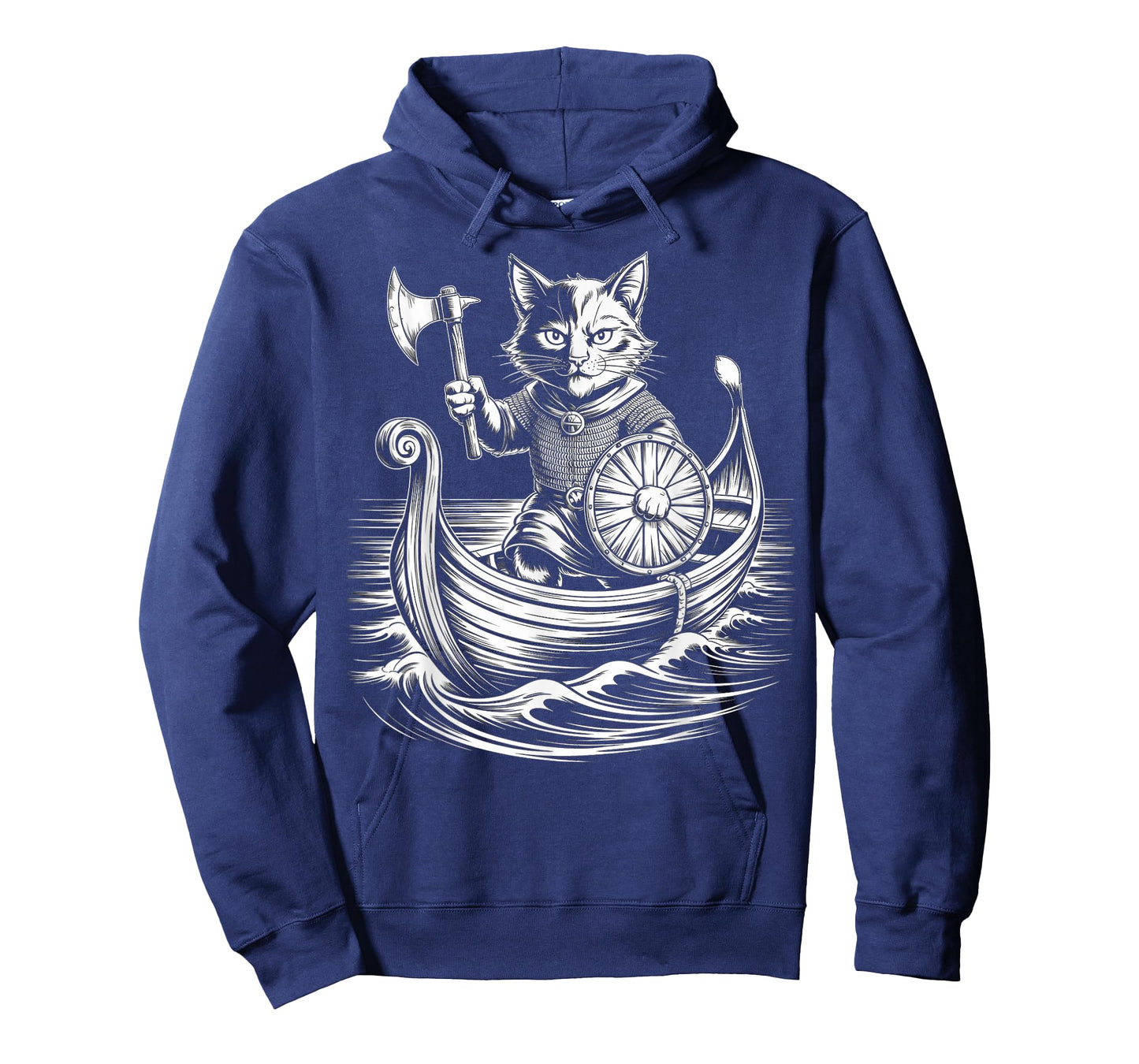 Viking Cat Norse Mythology Valhalla Warrior Cat Viking T-Shirt