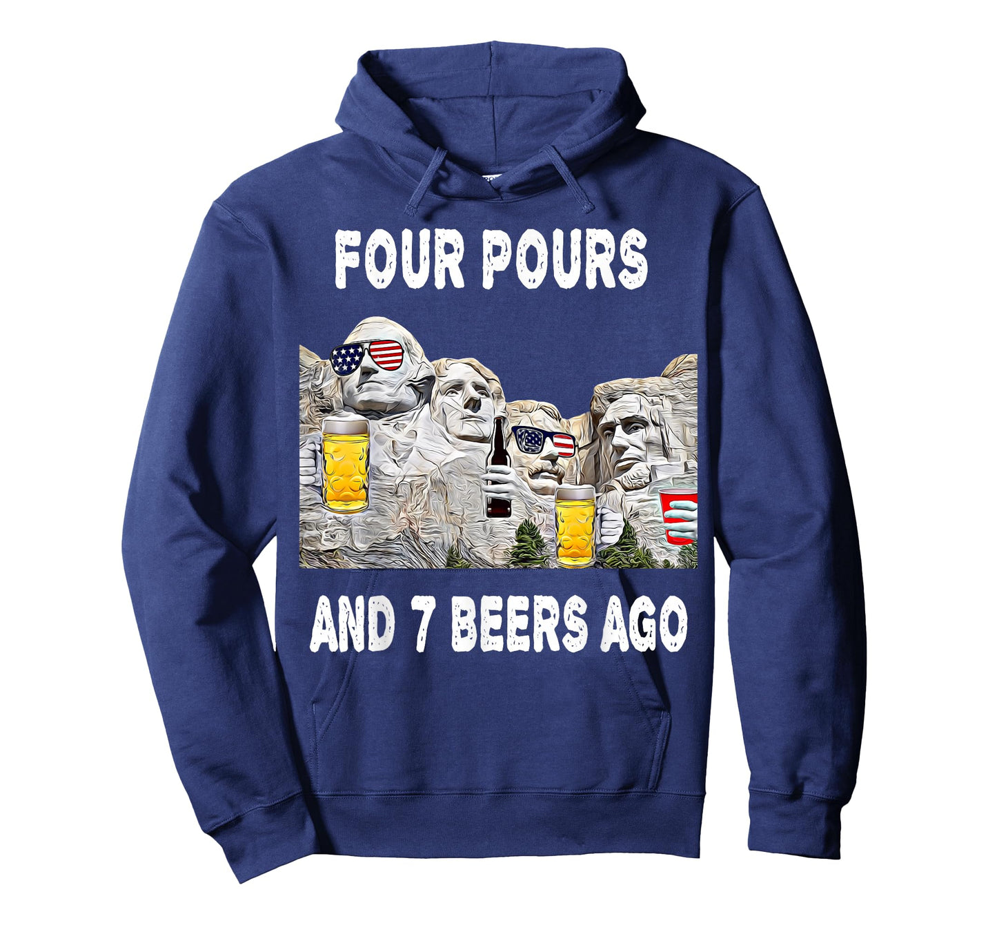 Abraham Abe Drinkin Shirt 4th of July USA Funny Ben Drankin T-Shirt