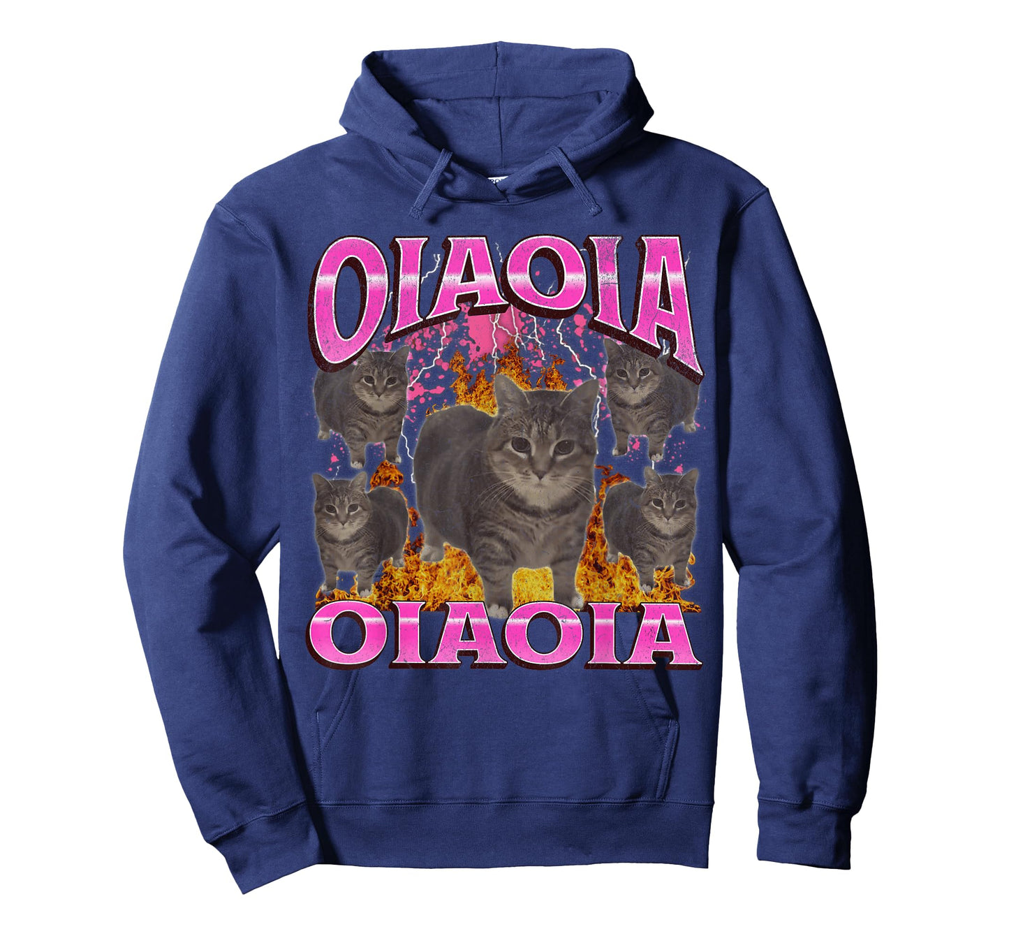 Funny Oiia Oiia Cat Meme Bootleg Graphic Men Women T-Shirt