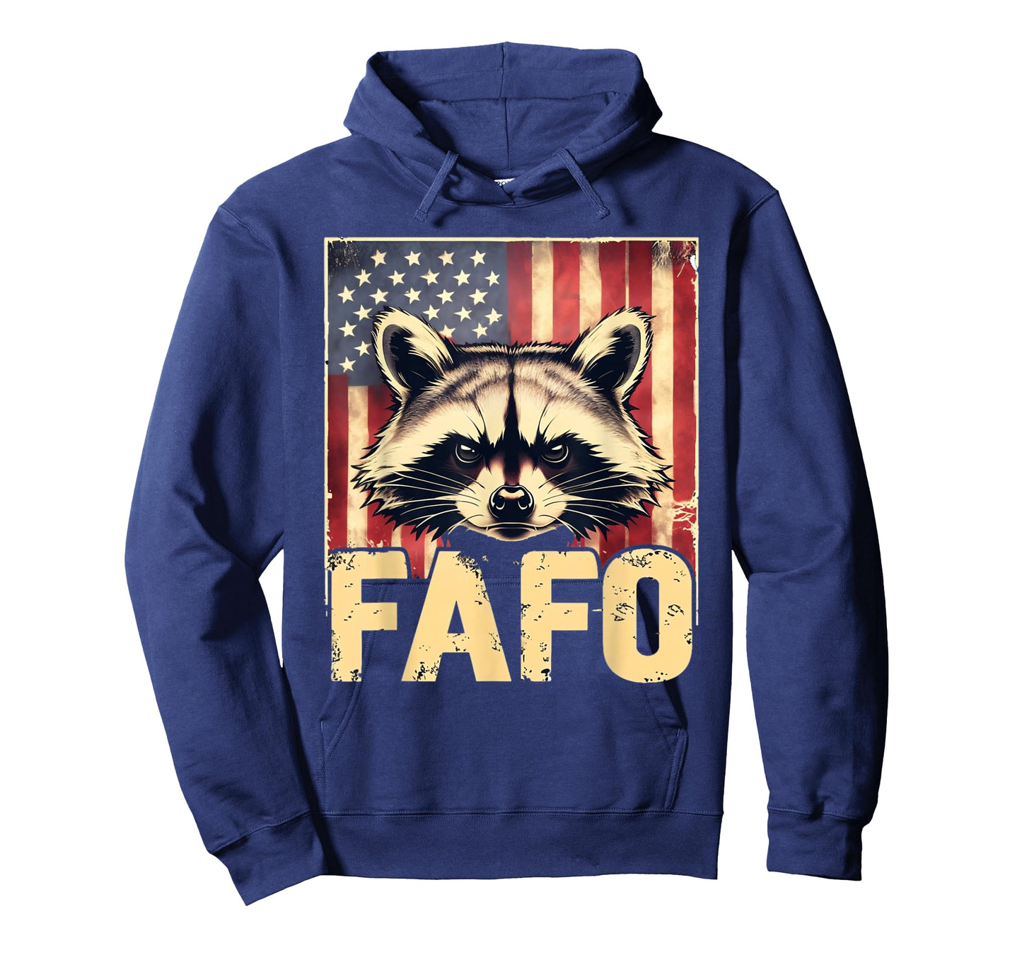 FAFO Raccoon American Flag Patriotic T-Shirt