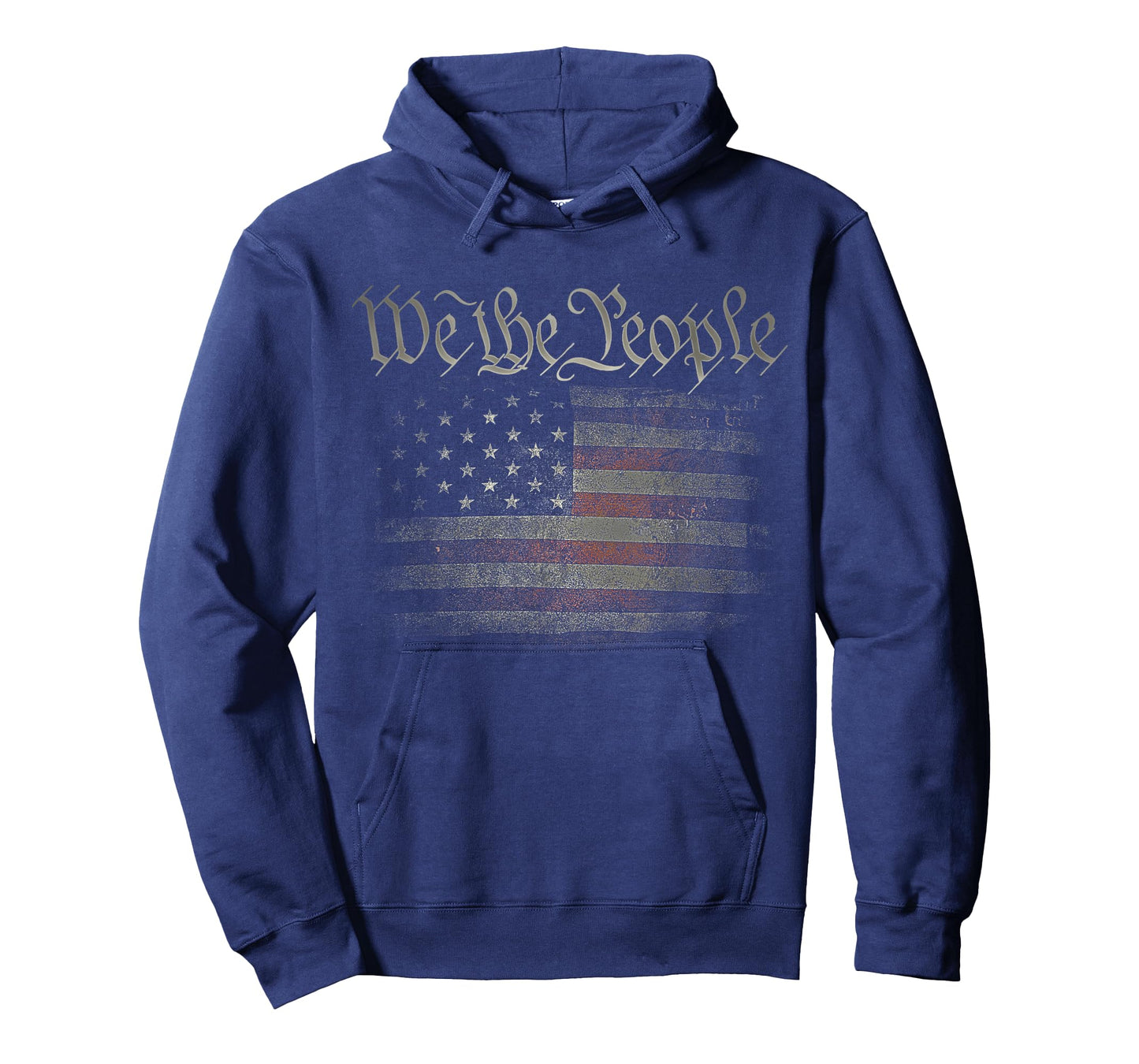 We The People USA Flag 4th of July US Distressed Grunge US T-Shirt