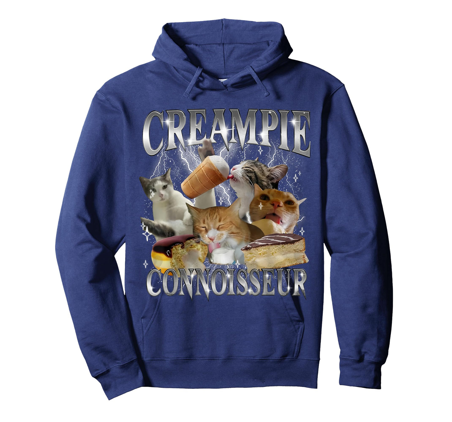 Creampie Connoisseur Funny Cat Meme Inappropriate Adult T-Shirt