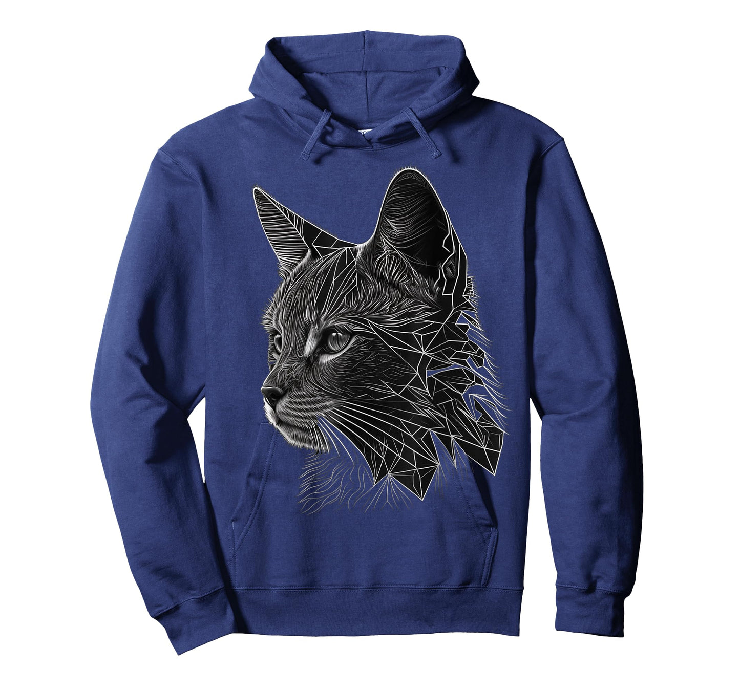 Cat Polygon Animal Geometric Art Cat T-Shirt