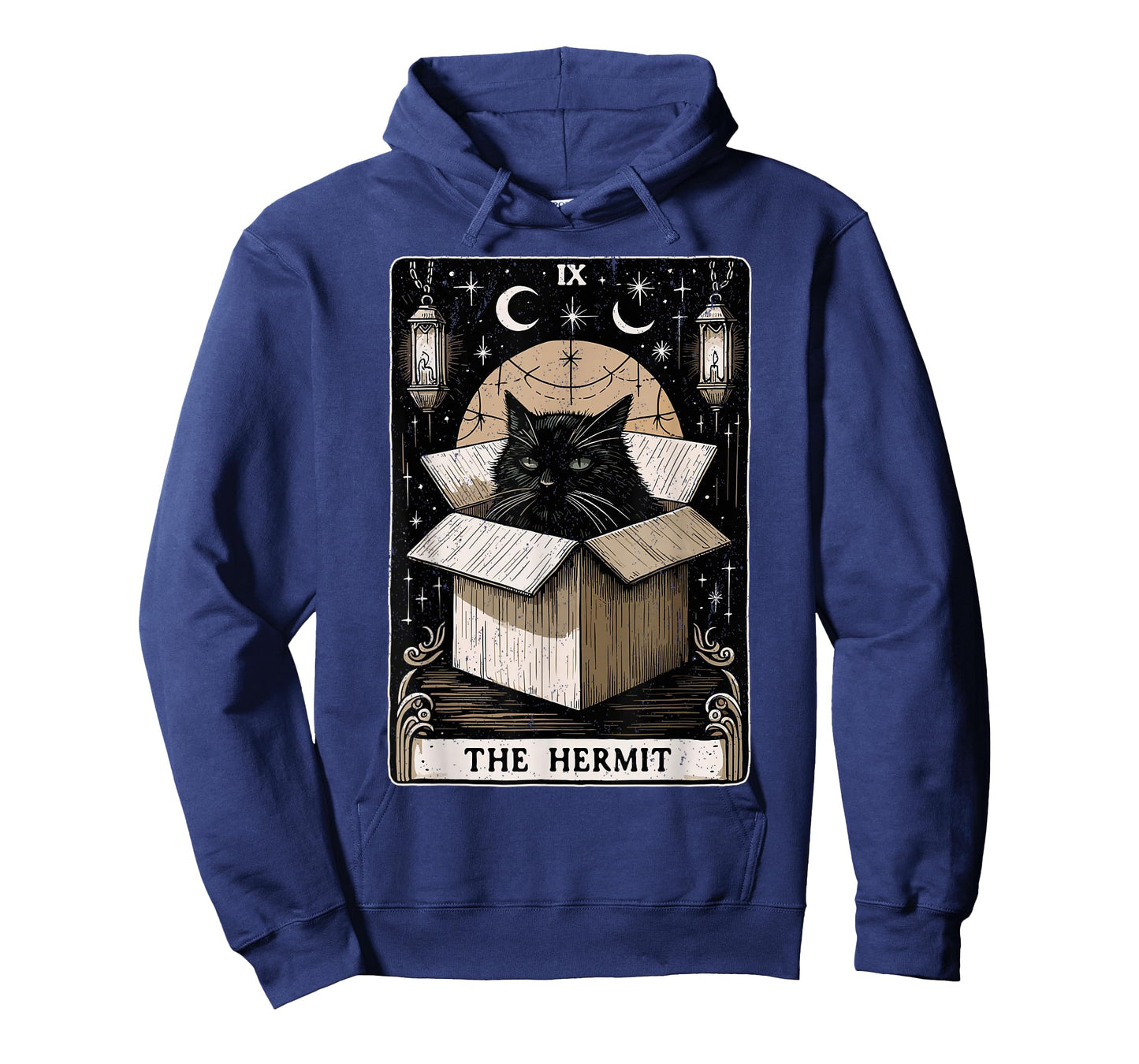The Hermit Tarot Card Cat Lover Funny Cat T-Shirt