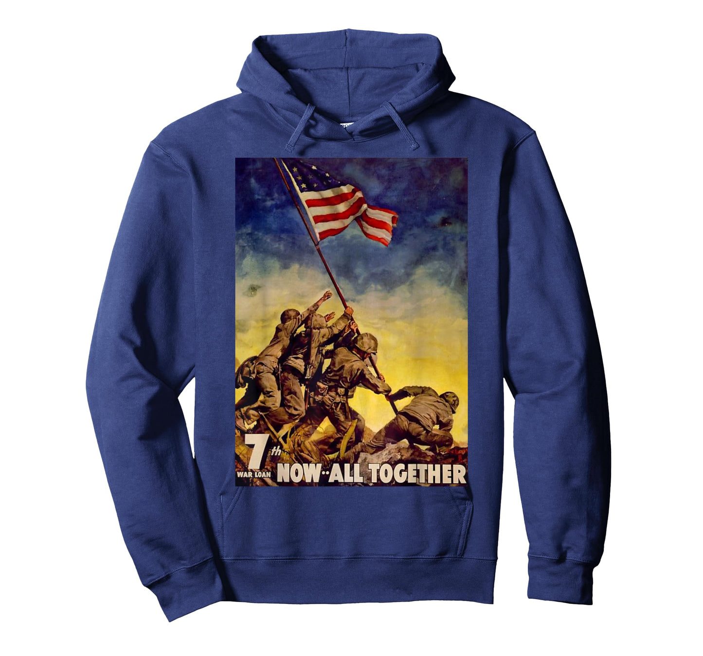 Raising the Flag on Iwo Jima WW2 T-Shirt