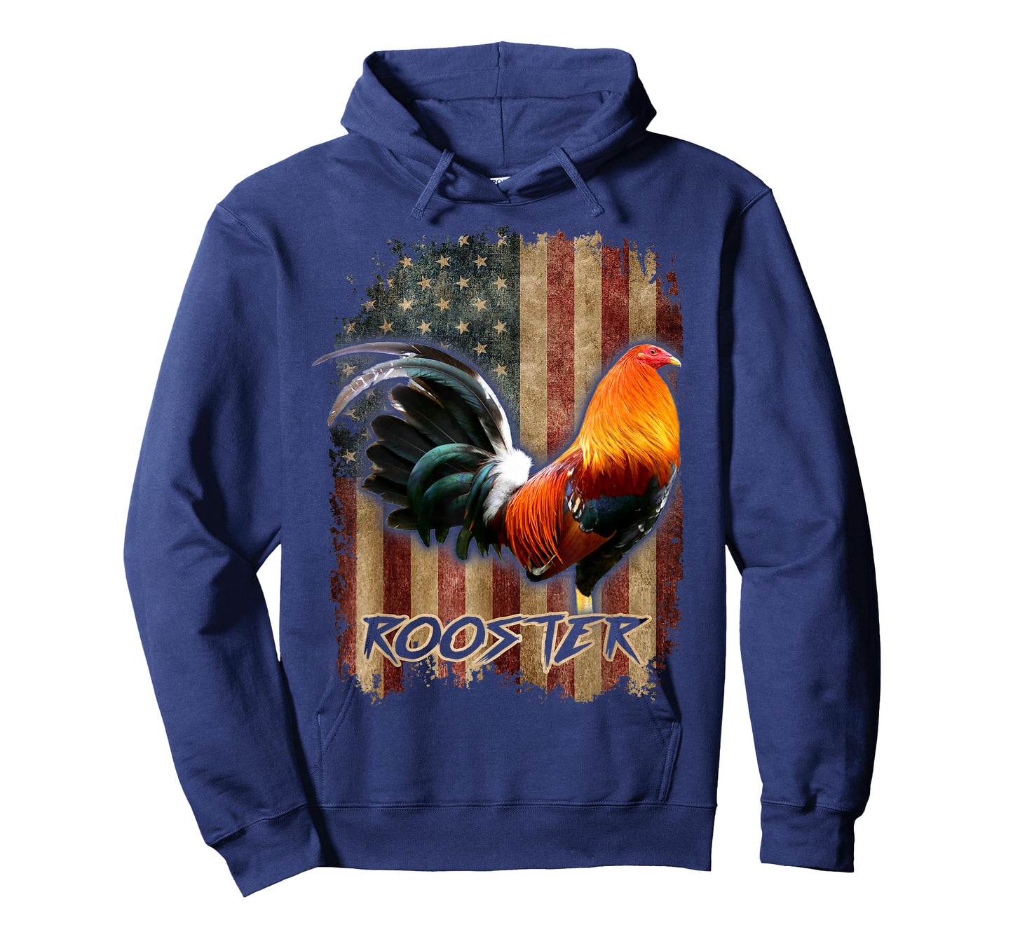 Rooster Shirt Cock Fight US Flag T-Shirt