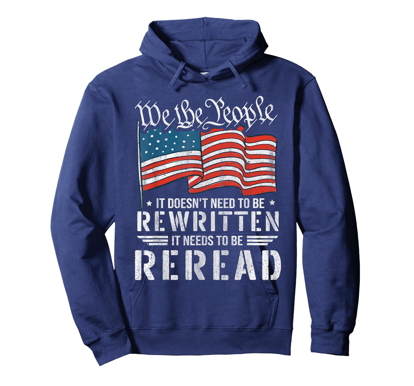 US Flag Constitution of The USA Needs to Be Reread T-Shirt