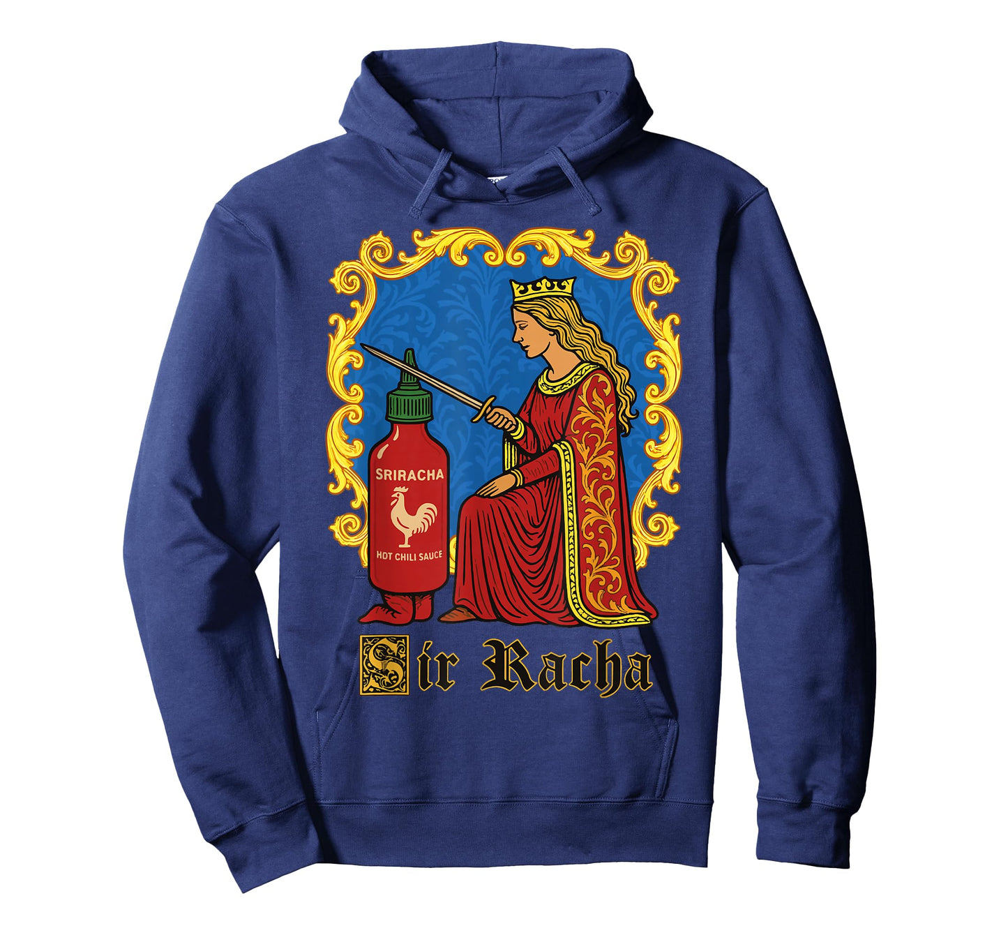 Sir Racha Pun Design for Foodies, Spicy Sauce Lovers, Meme T-Shirt