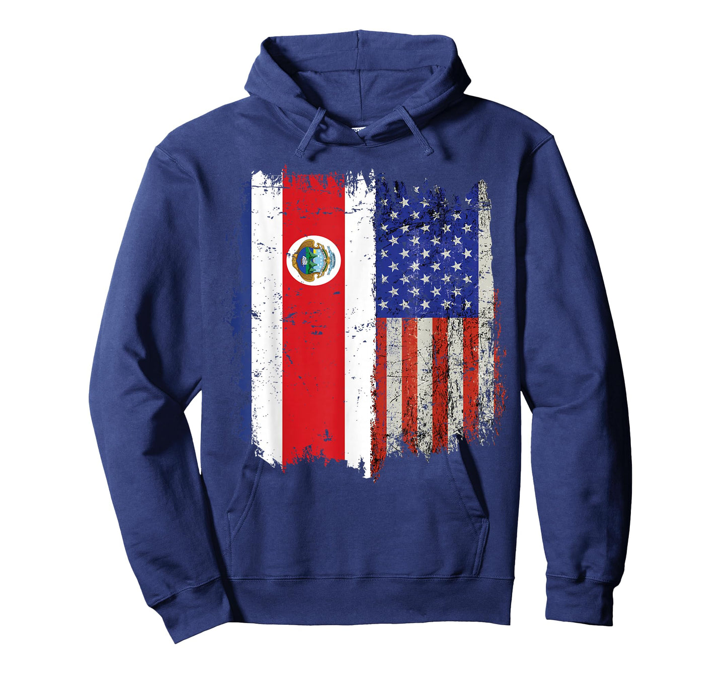Costa Rican American Flag Costa Rica USA Pride T-Shirt