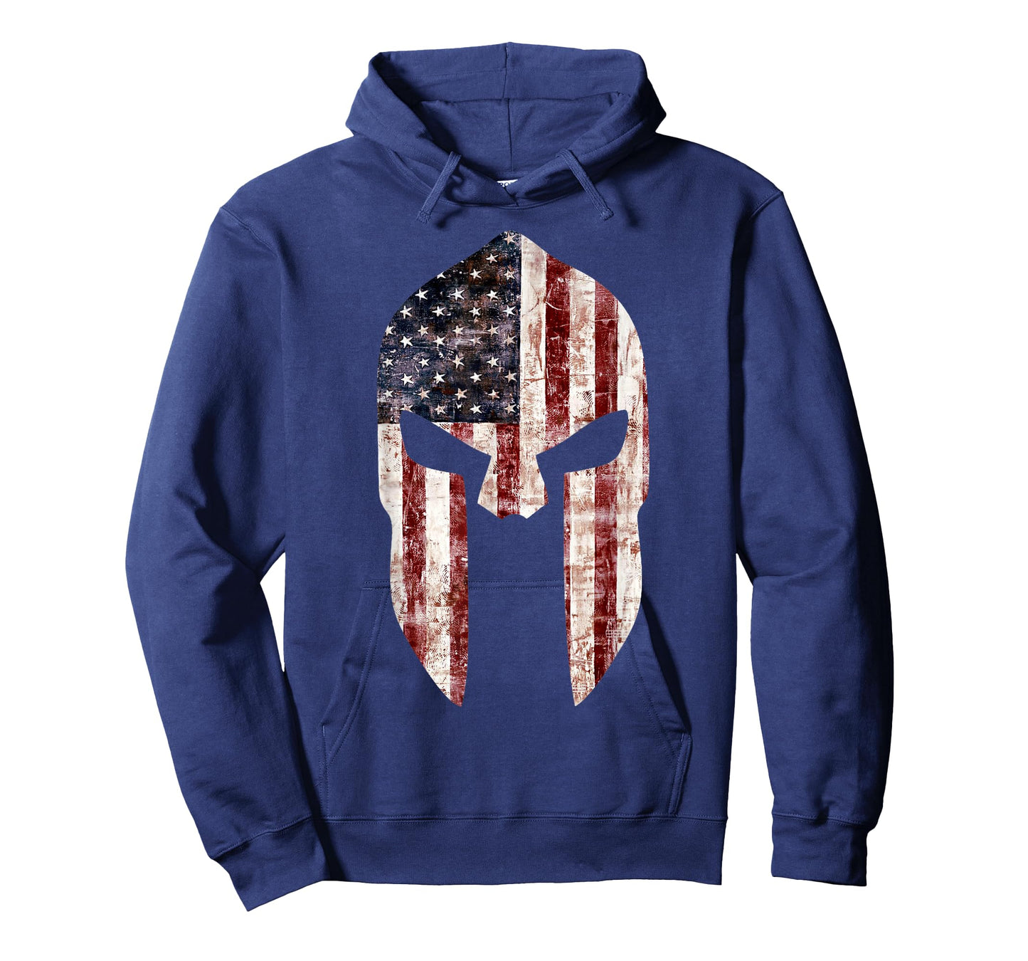 Spartan Helmet American Flag T-Shirt