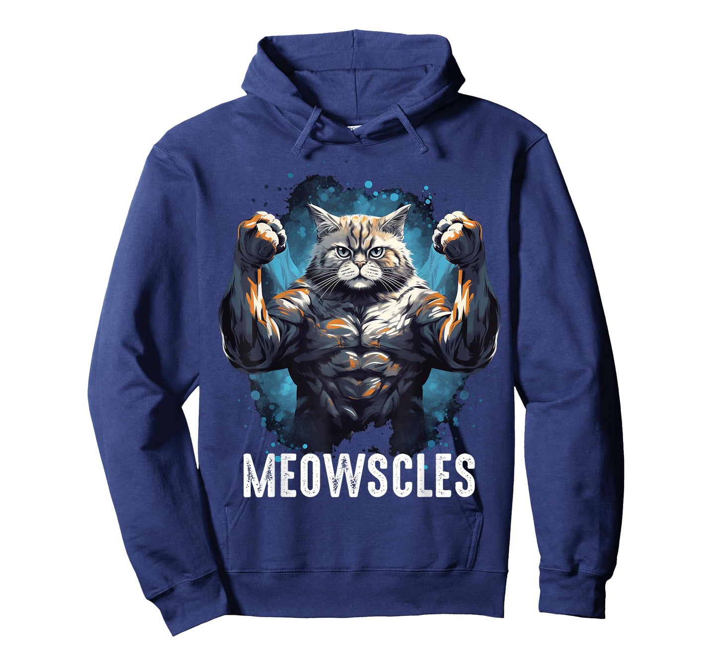 Funny Cat Musculation for Men Gym Weight lifting Cats Lovers T-Shirt