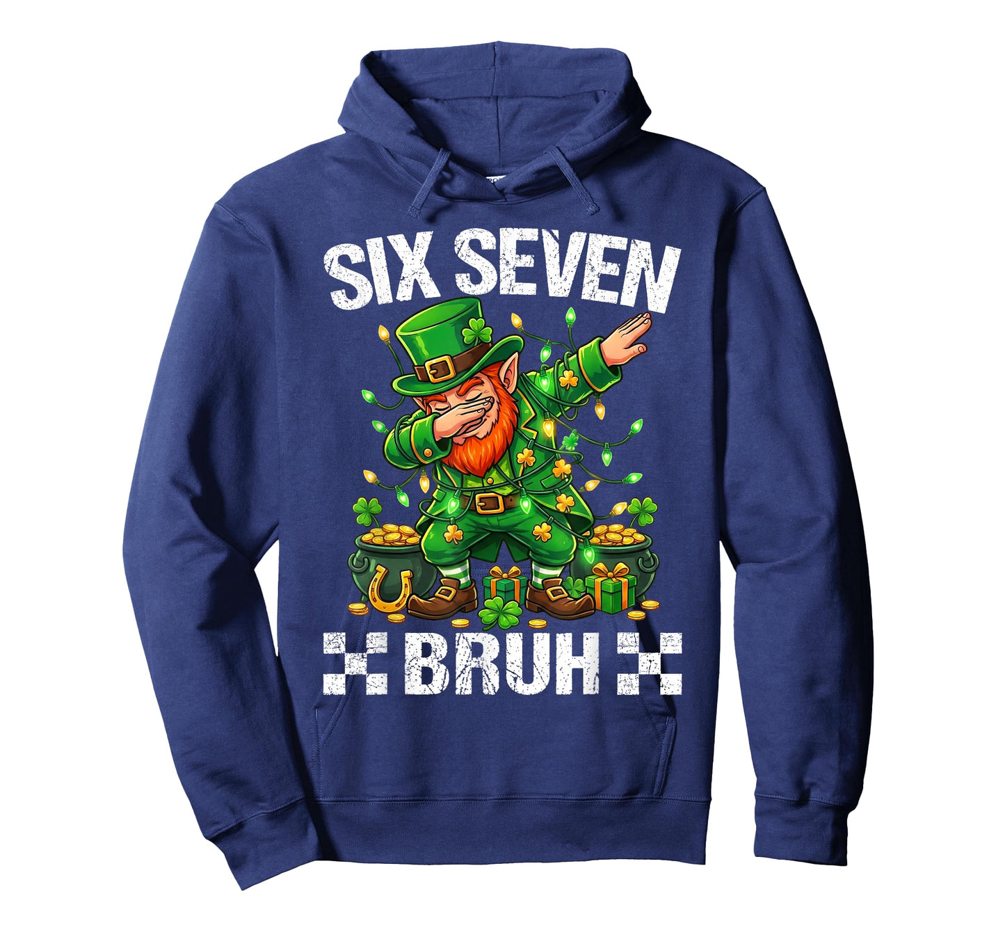 67 St Patricks Funny Six Seven Meme Leprechaun Boys Men T-Shirt