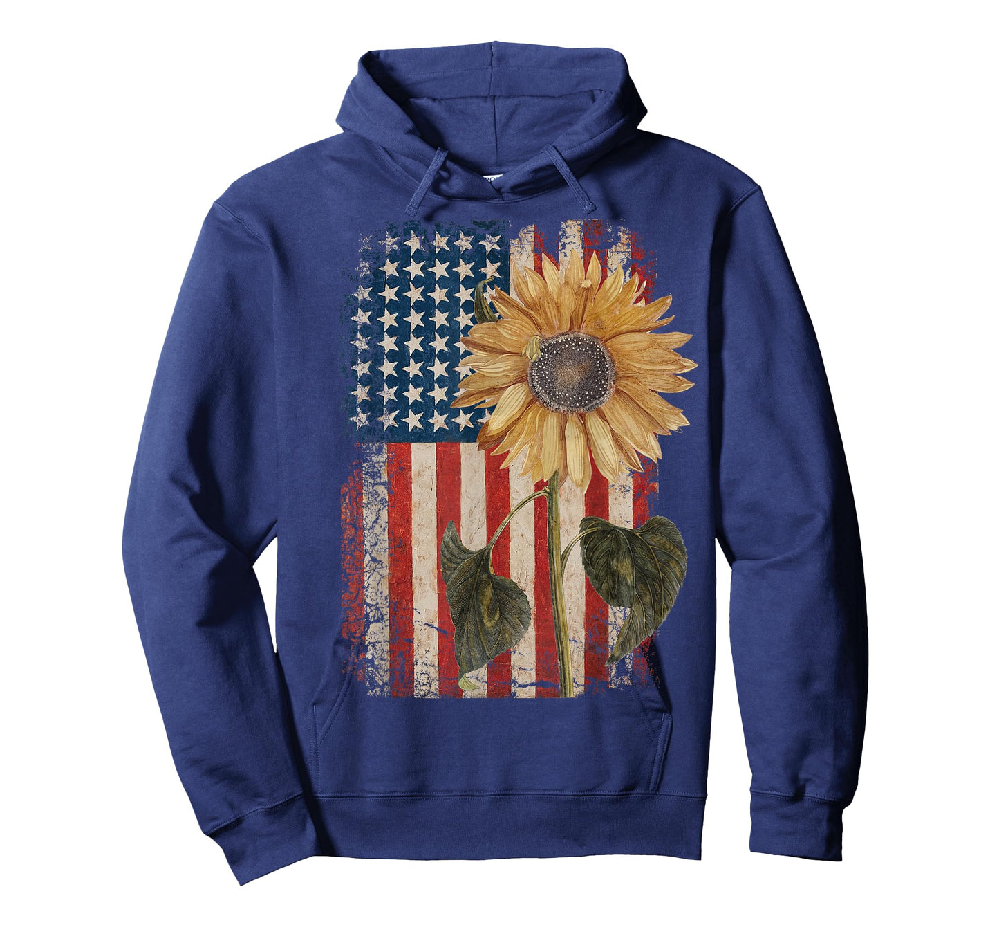America Sunflower Flag 4th July American Patriotic Flower T-Shirt
