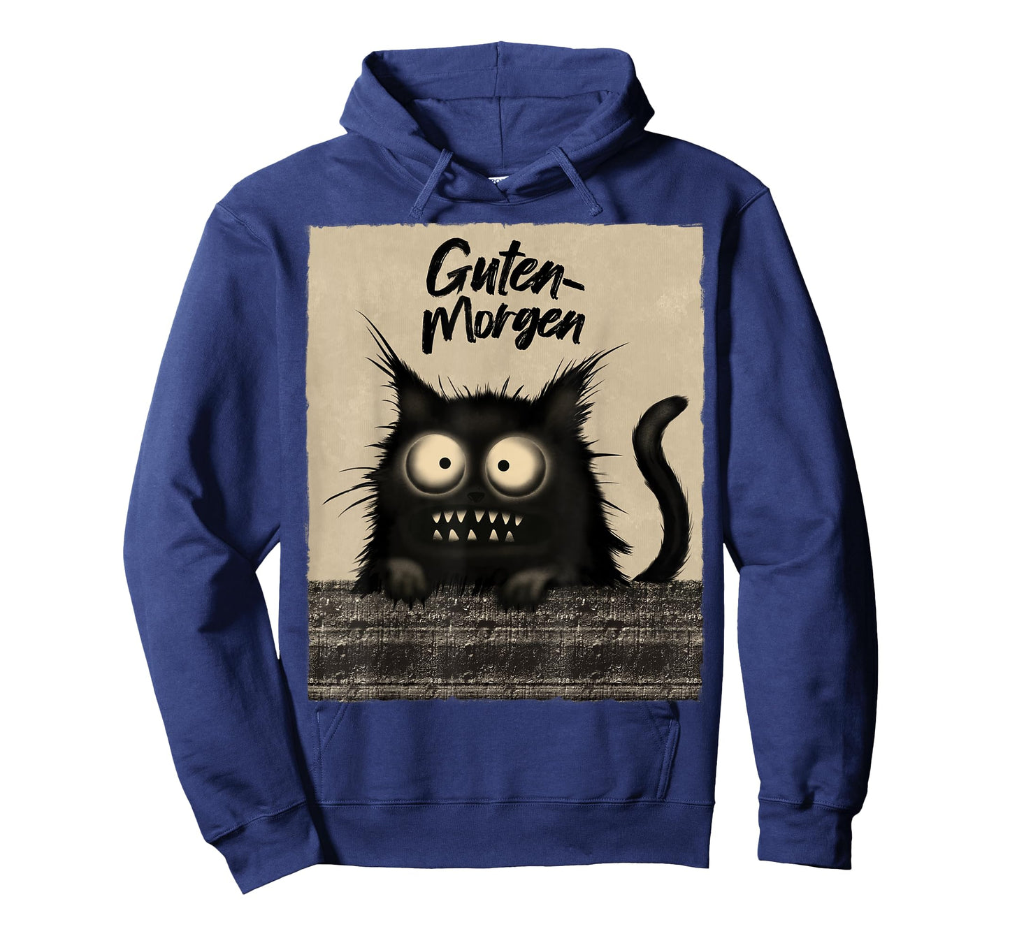 Grumpy and Funny Cat: Guten Morgen T-Shirt