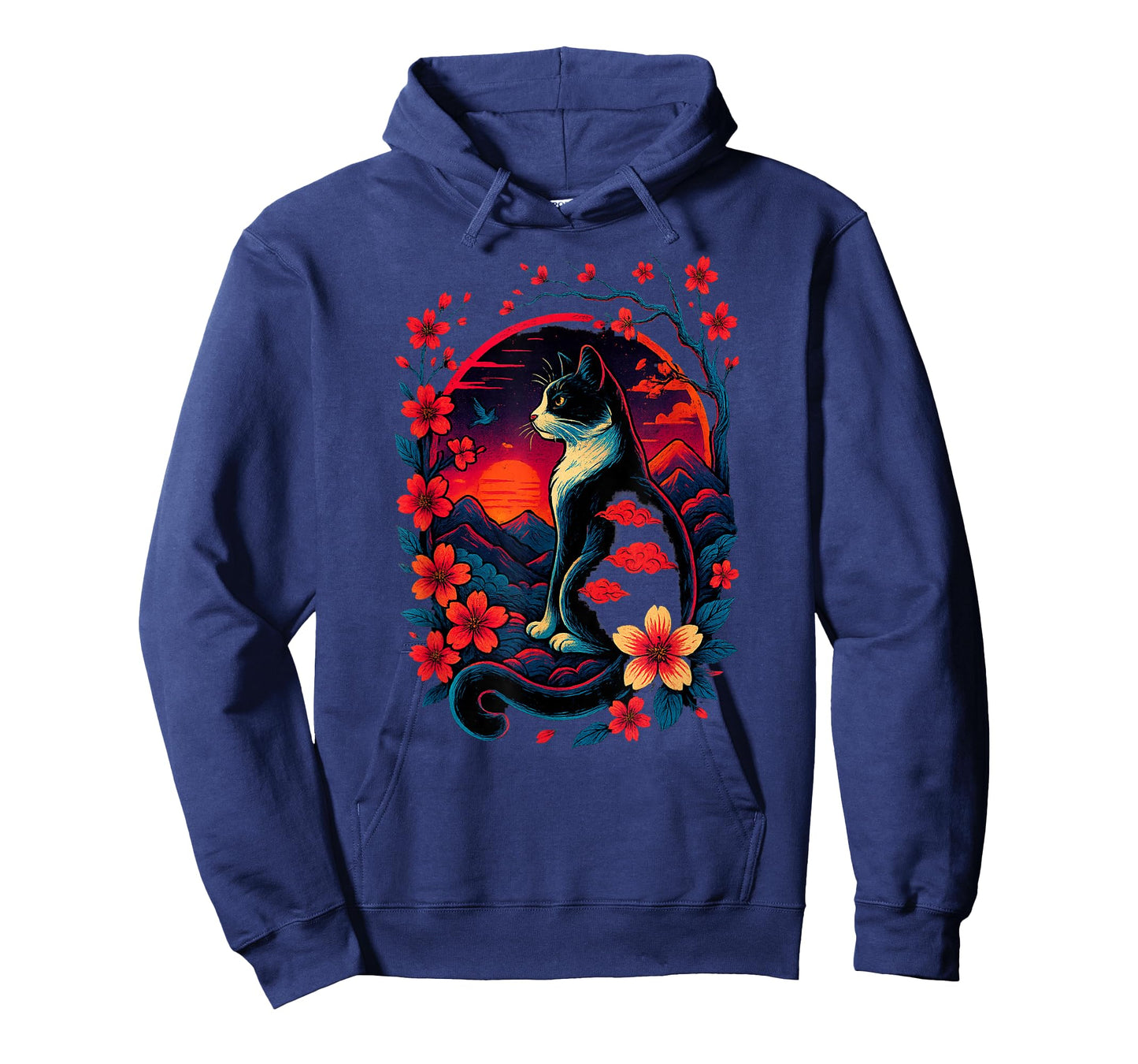 Kawaii Cat Anime Japanese Retro Men Women Kids Funny Cat T-Shirt