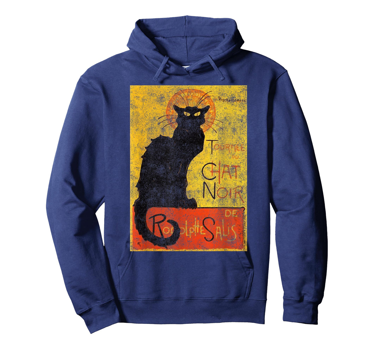 Vintage Tournee du Chat Noir Black Cat Halloween T-Shirt for Men Women Kids