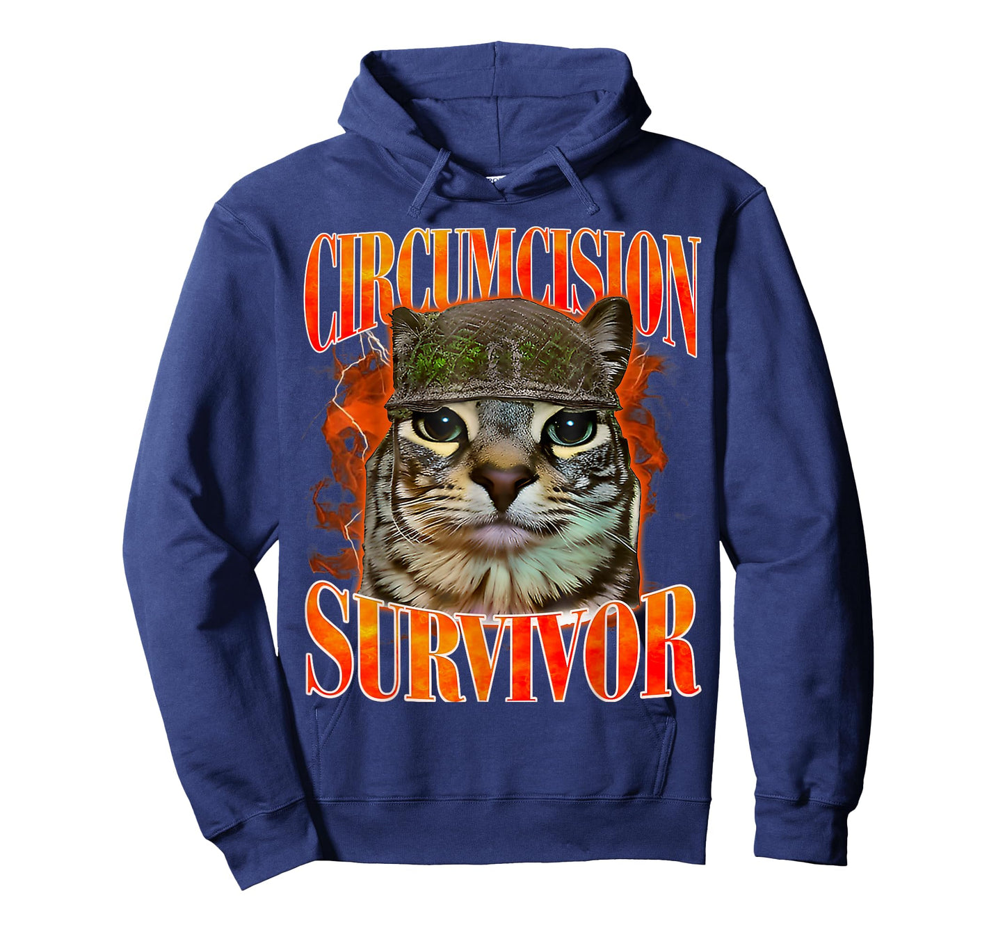 Circumcision Survivor Funny Oddly Specific Cat Meme Cats T-Shirt