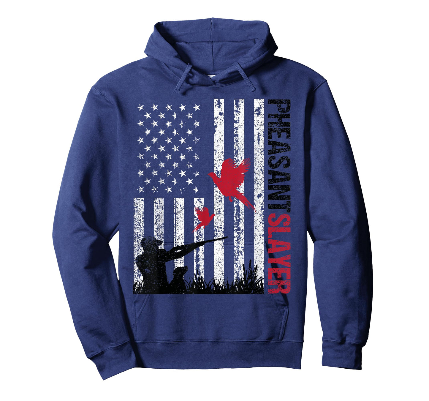 American Flag Pheasant Hunting Pheasant Slayer T-Shirt
