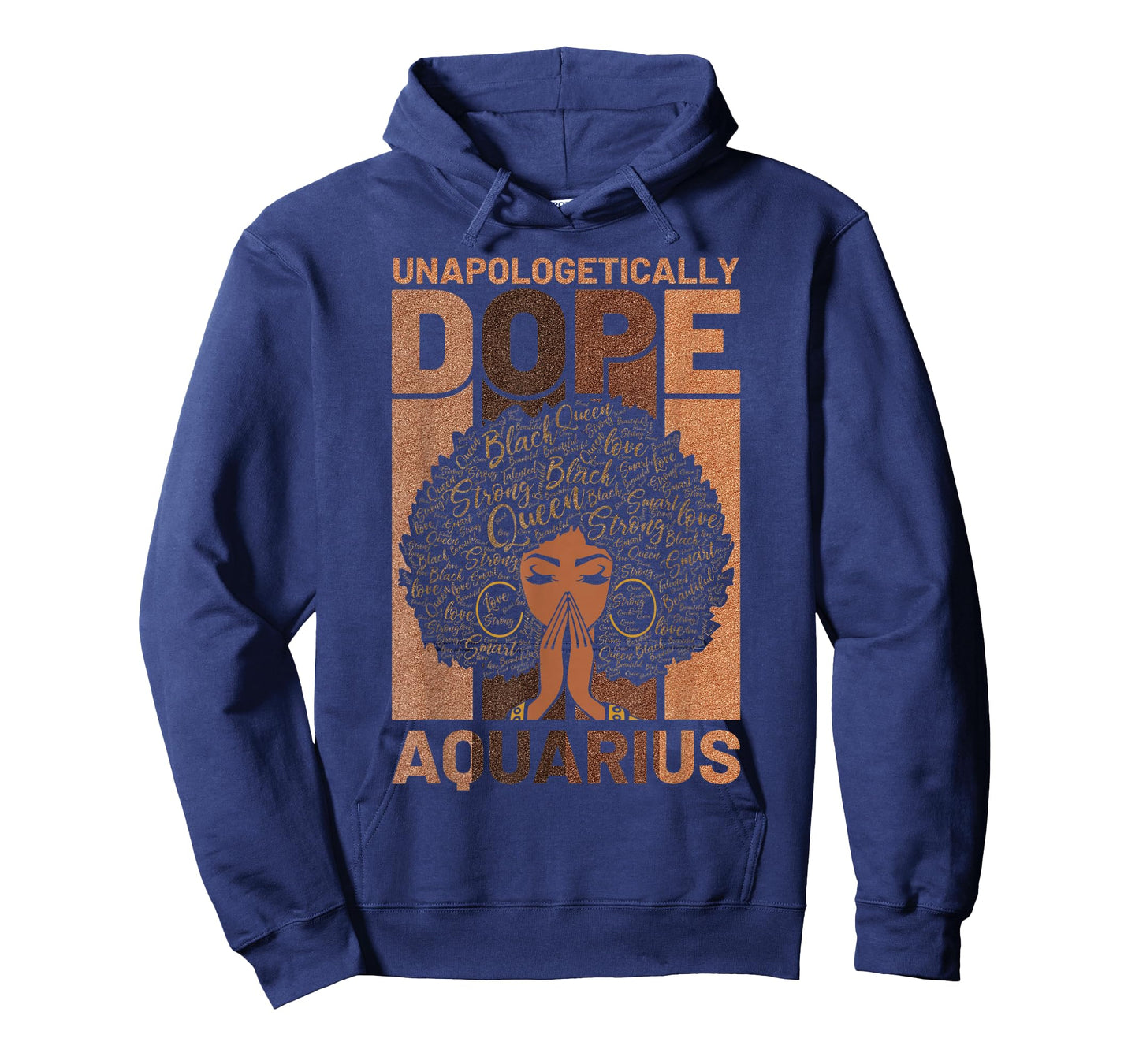 Black Girl Unapologetically Dope Aquarius Melanin Horoscope T-Shirt